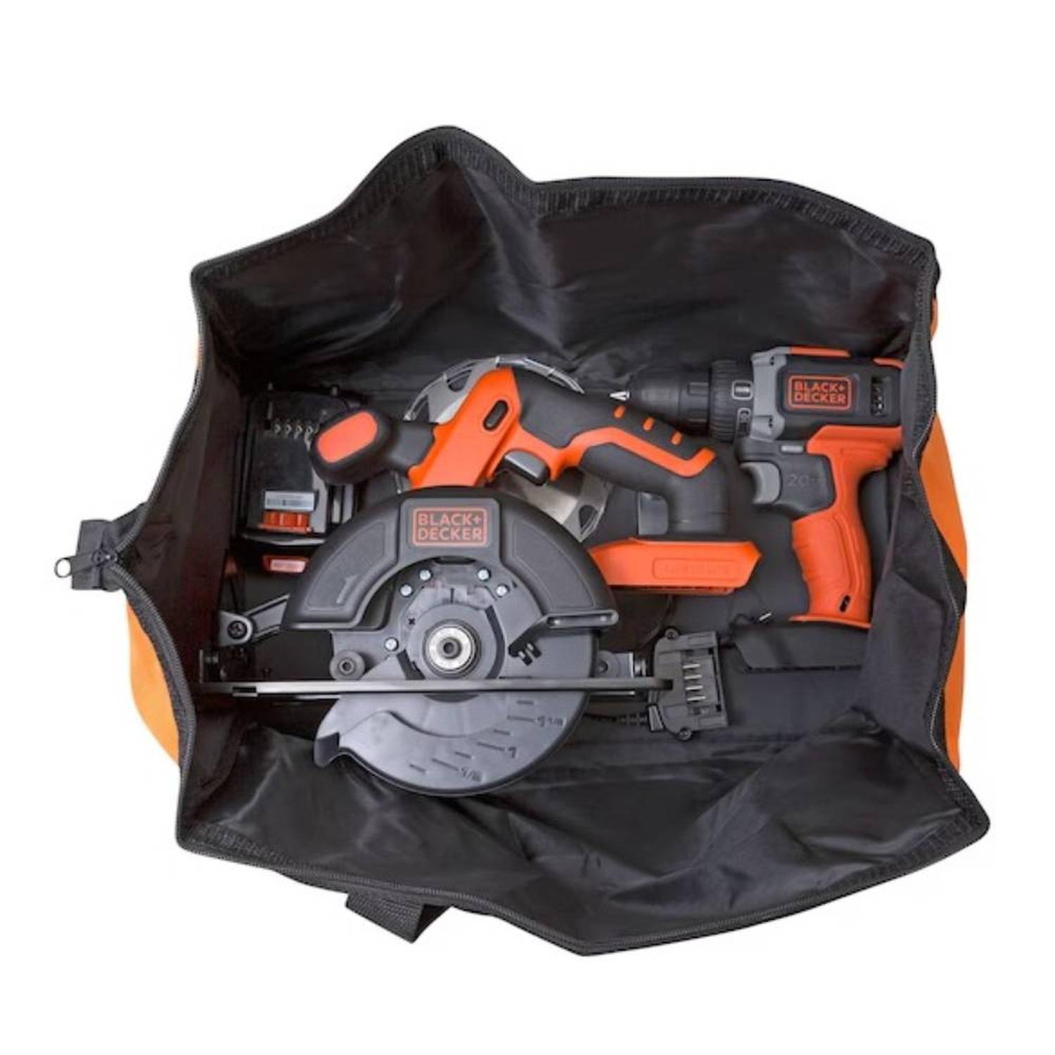 TALADRO ATORNILLADOR + SIERRA CIRCULAR 20V MAX + 1 BAT. Y CARG BLACK Y DECKER BDCD220CS - 4