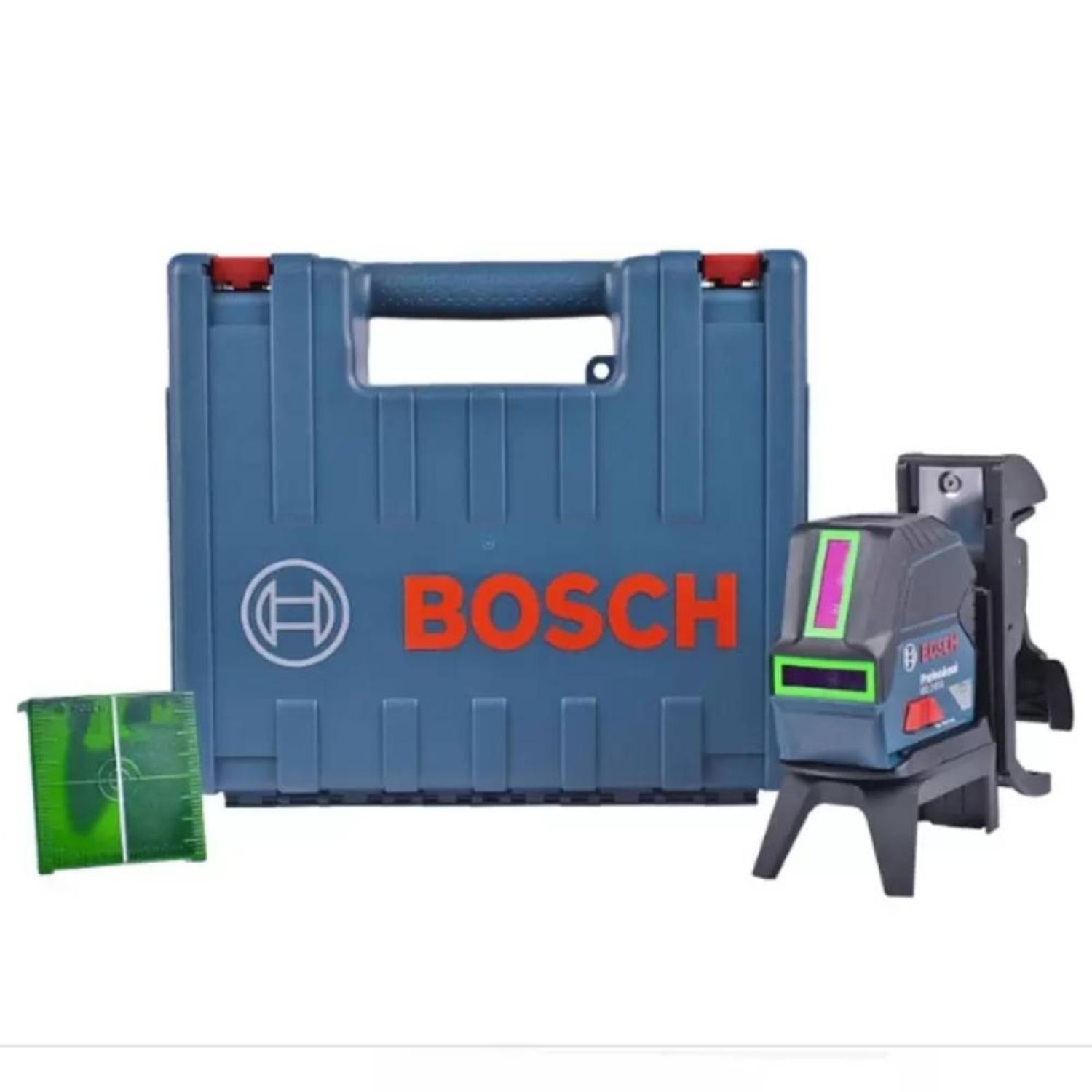 NIVEL LÁSER COMBINADO VERDE 15MTS GCL 2-15 G + MEDIDOR DE DISTANCIA LÁSER HASTA 40 MTS GLM 40 BOSCH - 2
