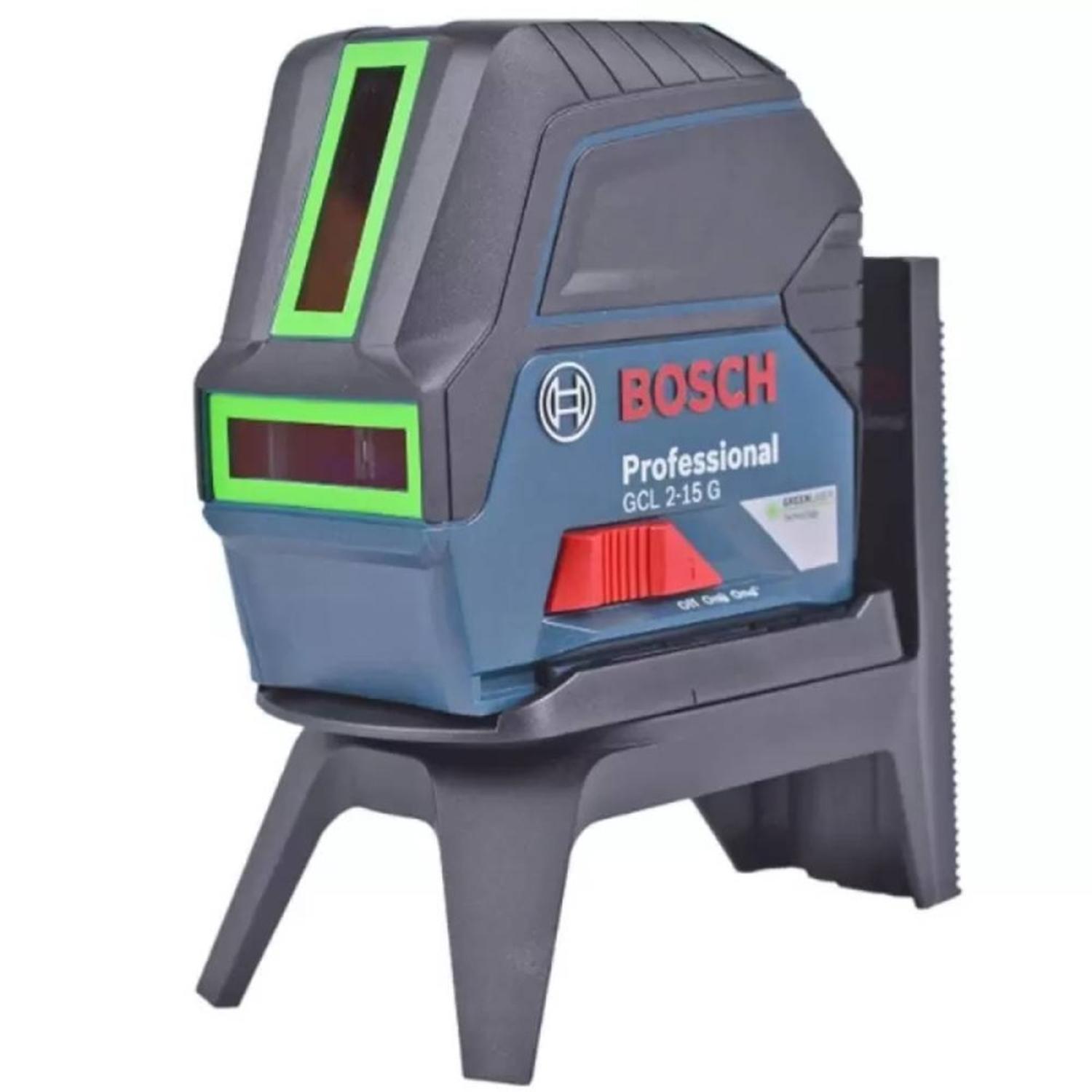 NIVEL LÁSER COMB. VERDE 15M GCL 2-15 G + TAL PERCUTOR 1/2' 18V BRUSHLESS + SET 23 PZS BOSCH GSB 185- - 3
