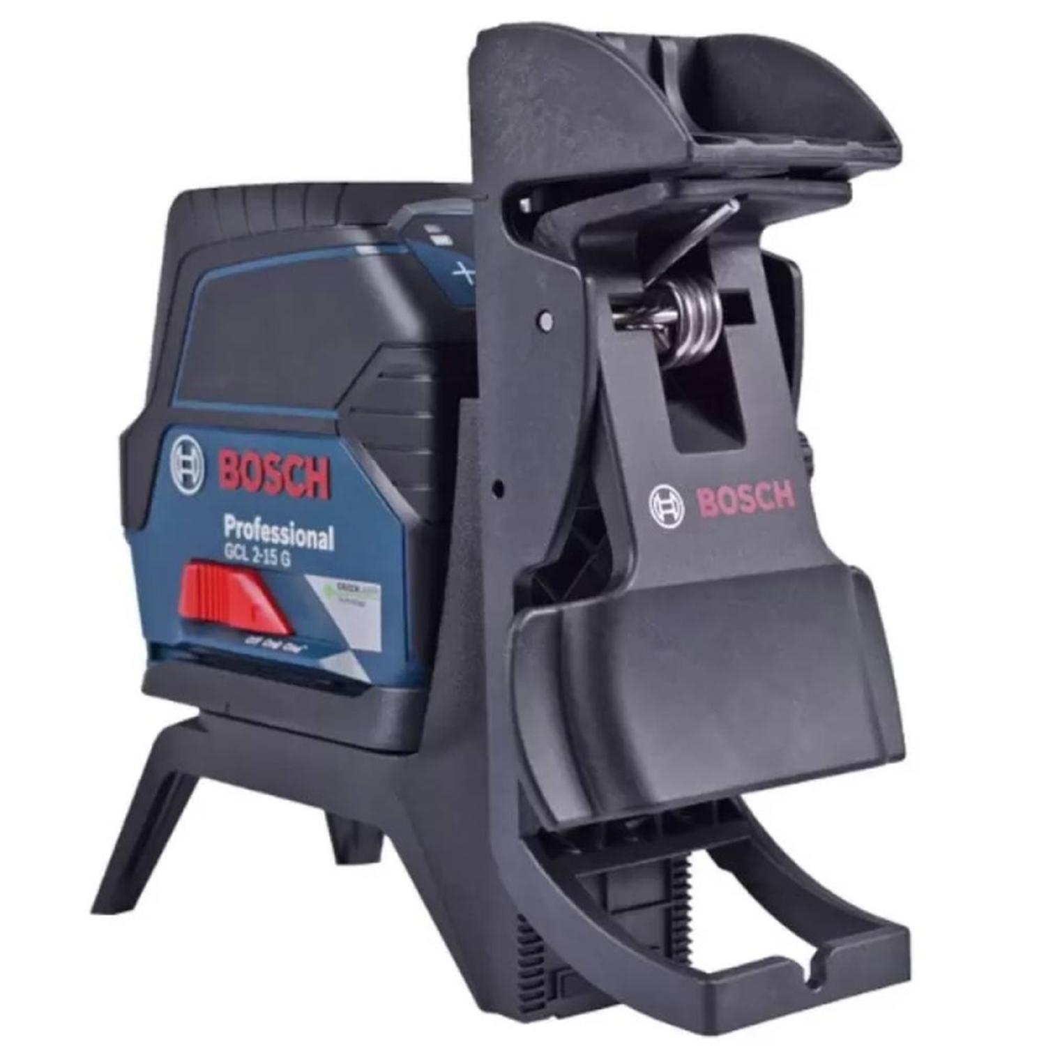 NIVEL LÁSER COMB. VERDE 15M GCL 2-15 G + TAL PERCUTOR 1/2' 18V BRUSHLESS + SET 23 PZS BOSCH GSB 185- - 4