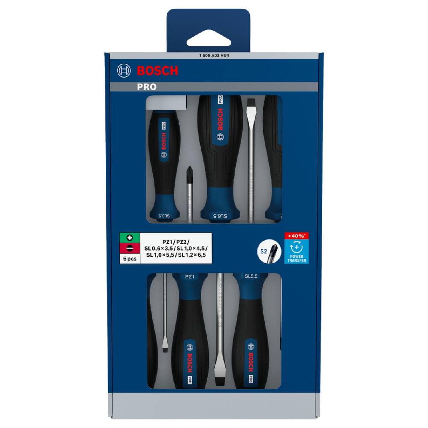JUEGO DESTORNILLADOR PZ/SL 6PZ BOSCH 1600.A03.HU4-000 - 5