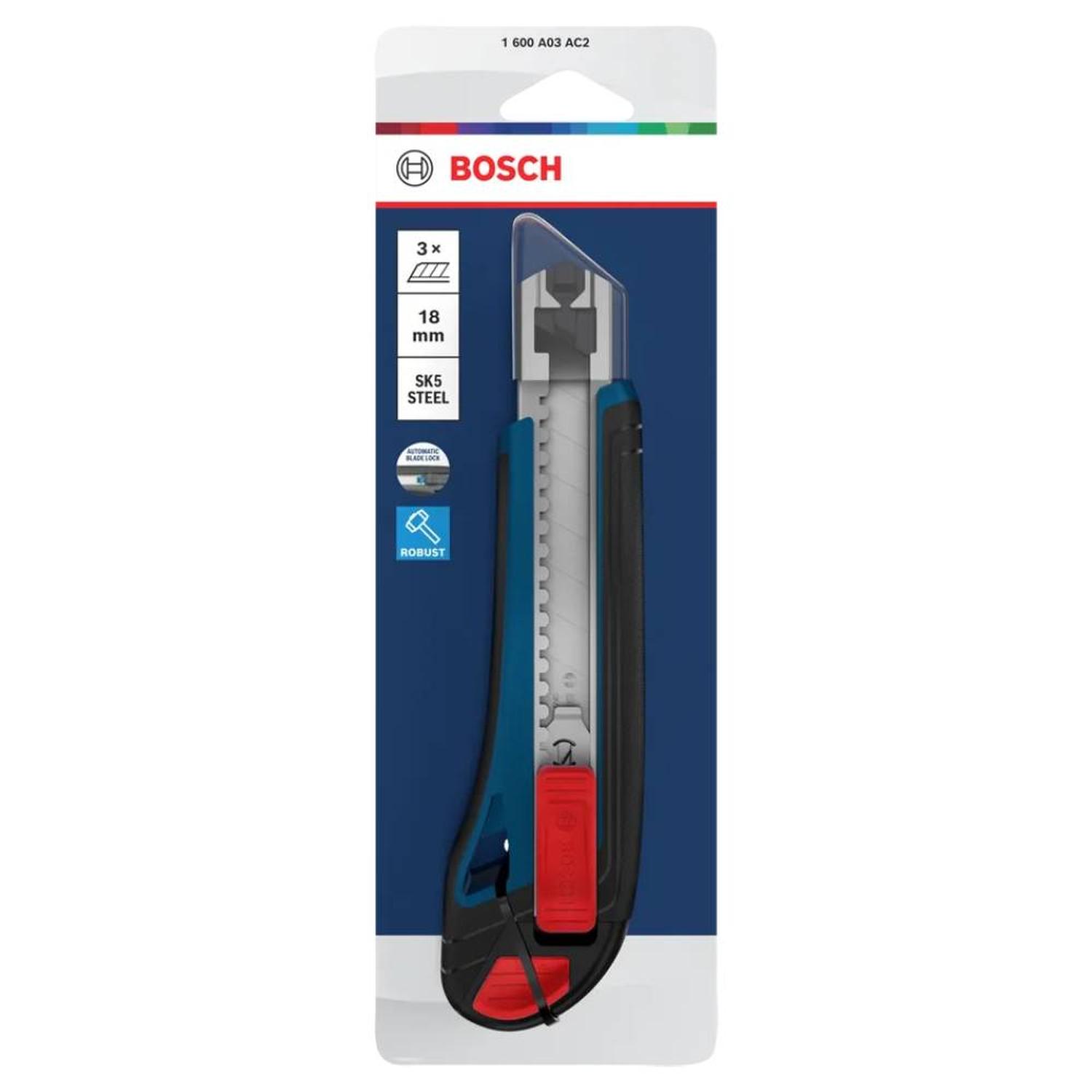CUTTER RETRÁCTIL 18 MM BOSCH 1600.A03.AC2-000 - 5
