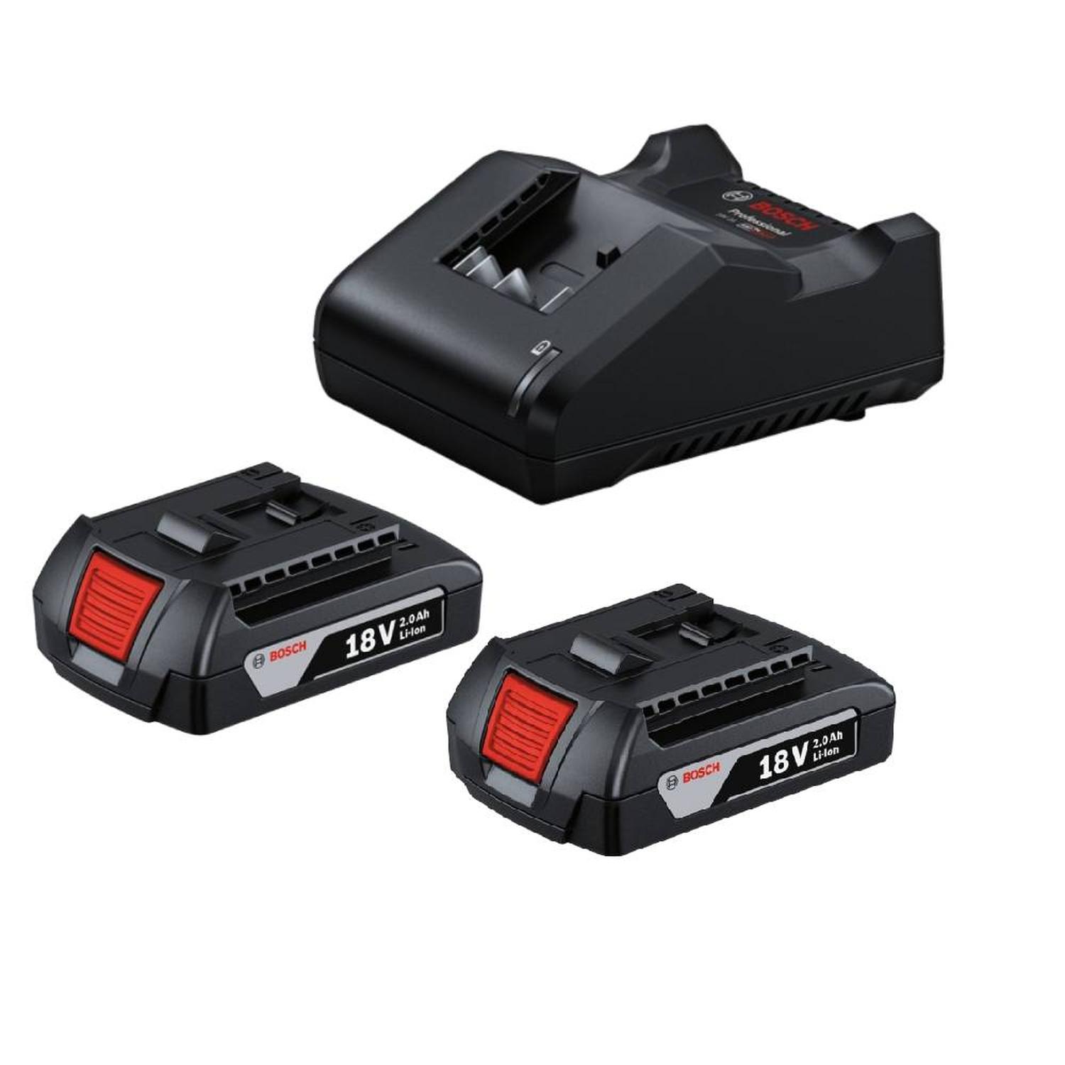 TAL. PERCUTOR 1/2' GSB 185-LI + ATORN DE IMPACTO 1/4' GDR 18V-215 + AMOLADORA ANGULAR 4 1/2' 710W GW - 3