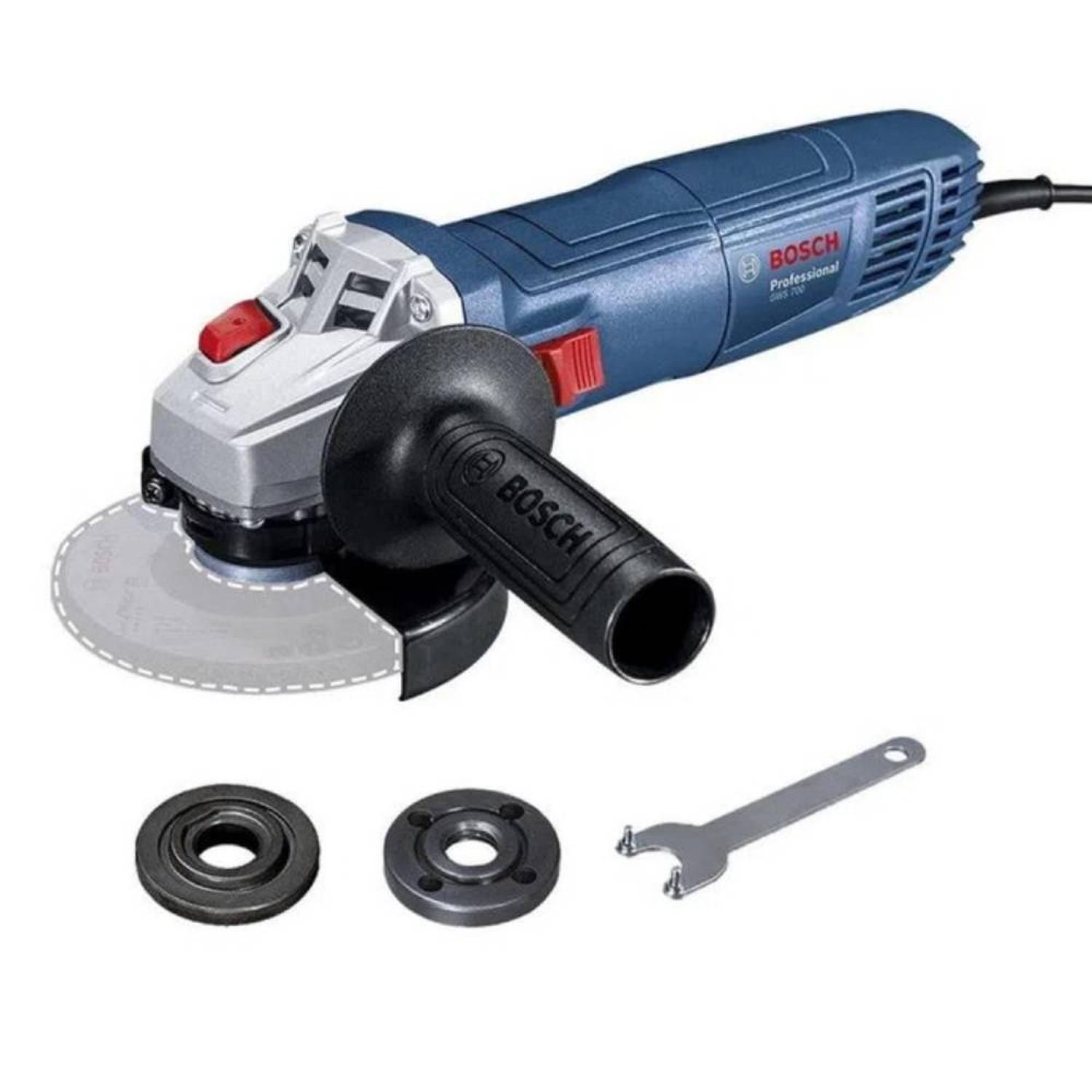TAL. PERCUTOR 1/2' GSB 185-LI + ATORN DE IMPACTO 1/4' GDR 18V-215 + AMOLADORA ANGULAR 4 1/2' 710W GW - 4