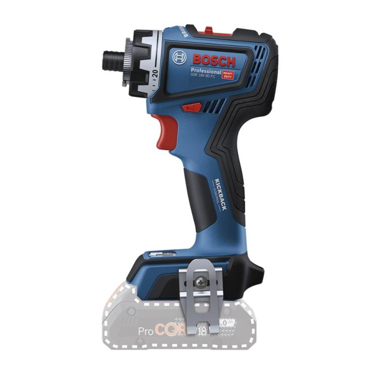 TALADRO ATOR 1/2' 18V BRUSHLESS GSR 18V-90 FC + 1 BAT. GBA 18V 4.0 AH + CARG GAL 18V-40 BOSCH 0601.9 - 2