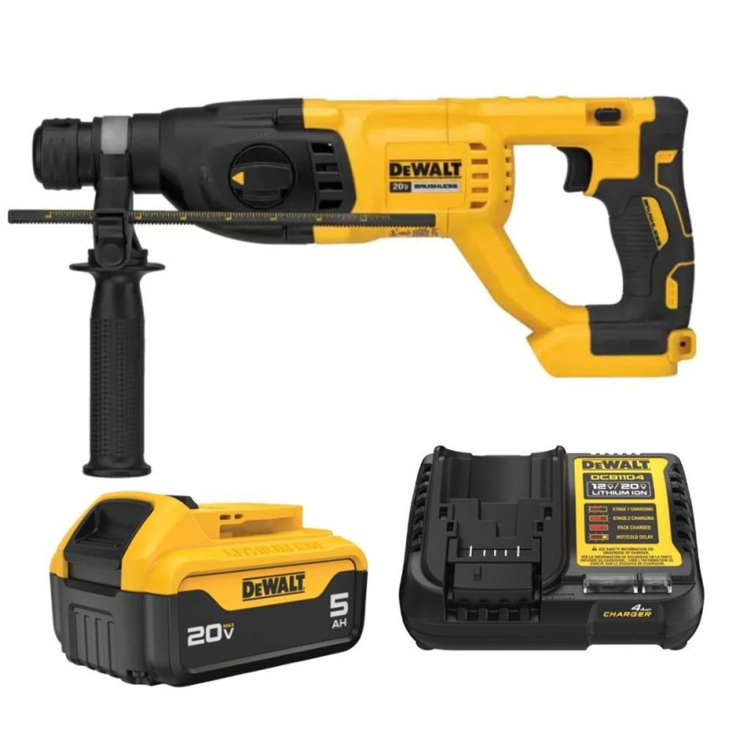 ROTOMARTILLO SDS-PLUS 2.6J BARETOOL DCH133B + BATERÍA 20V MAX 5.0 AH DCB205-B3 + CARGADOR 12V / 20V - 1