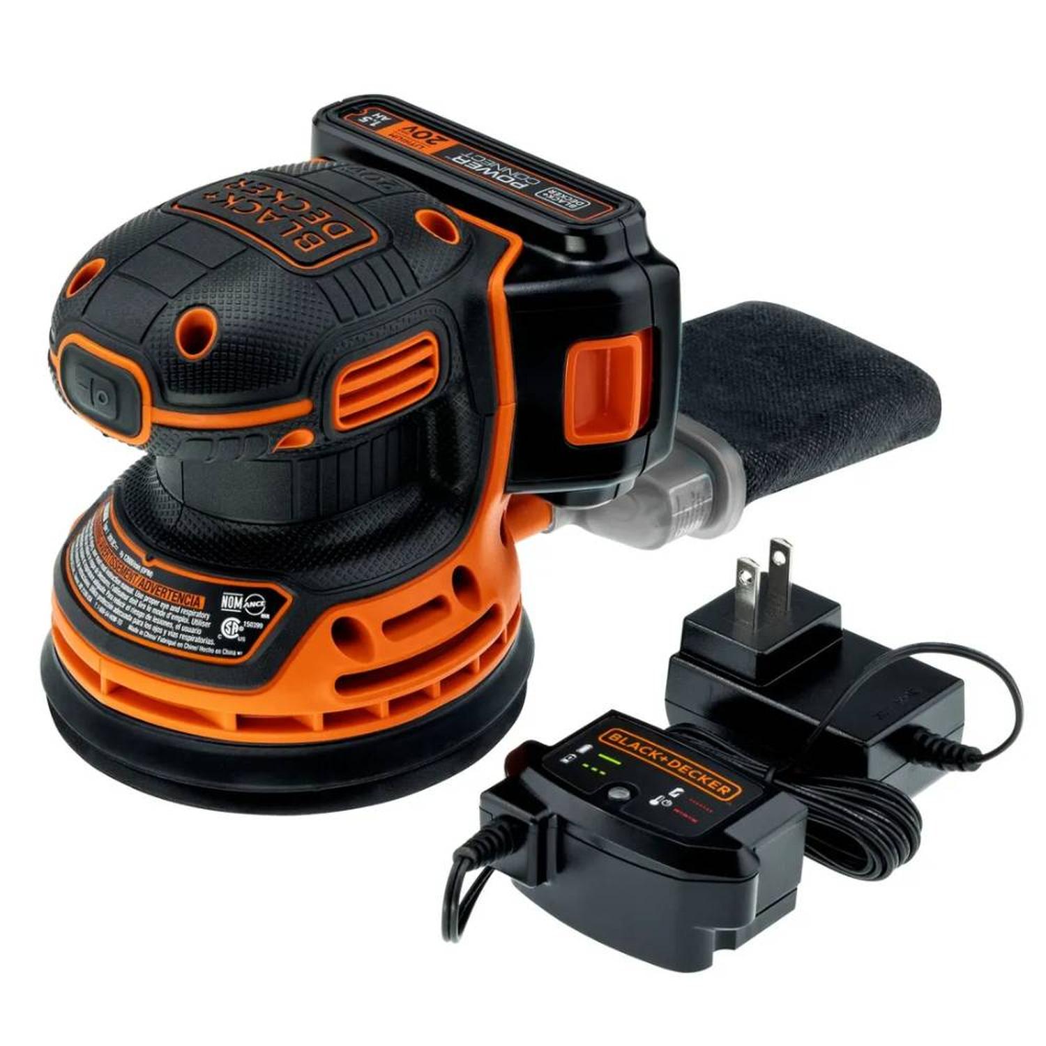 LIJADORA EXCENTRICA 5' 125MM 20V BRUSHLESS BLACK AND DECKER BDCRO20C-B2C - 1