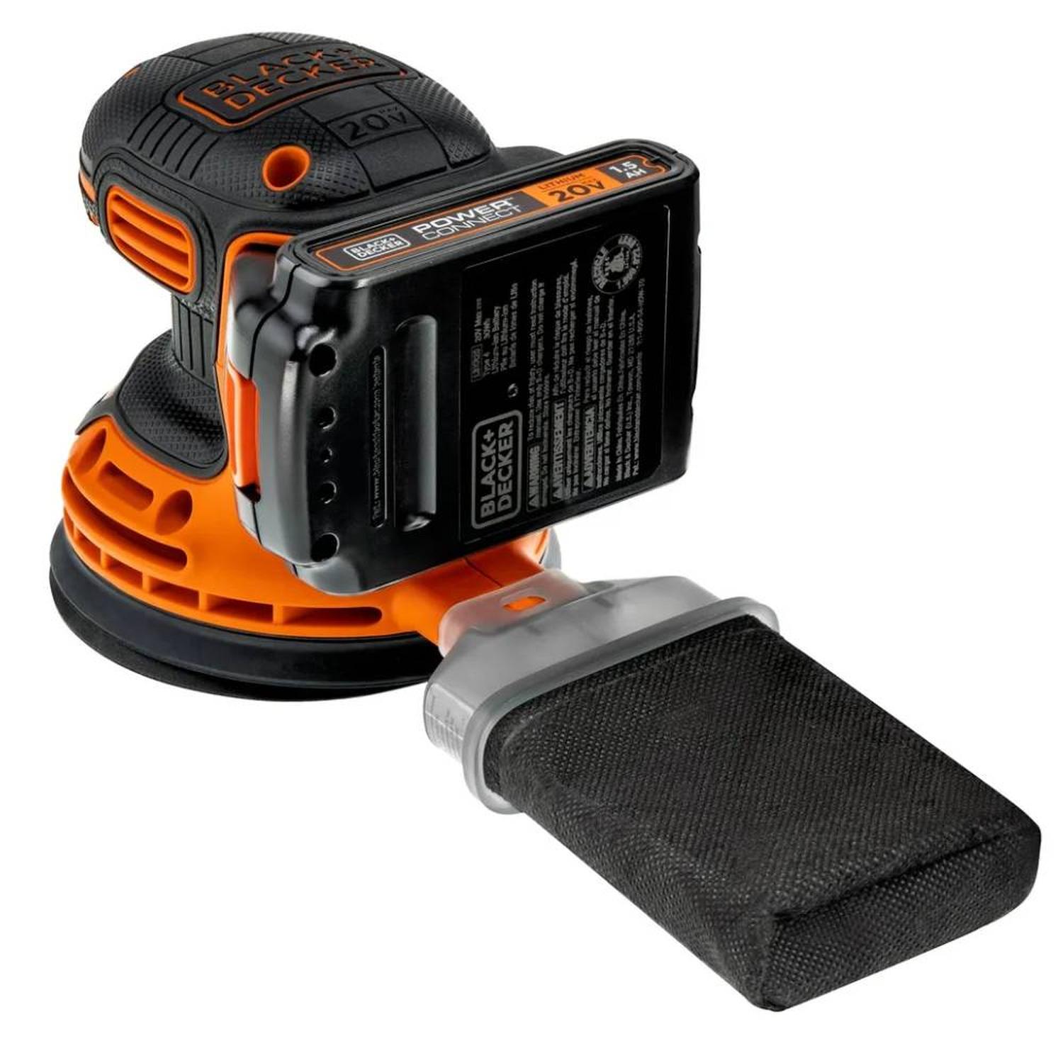 LIJADORA EXCENTRICA 5' 125MM 20V BRUSHLESS BLACK AND DECKER BDCRO20C-B2C - 3