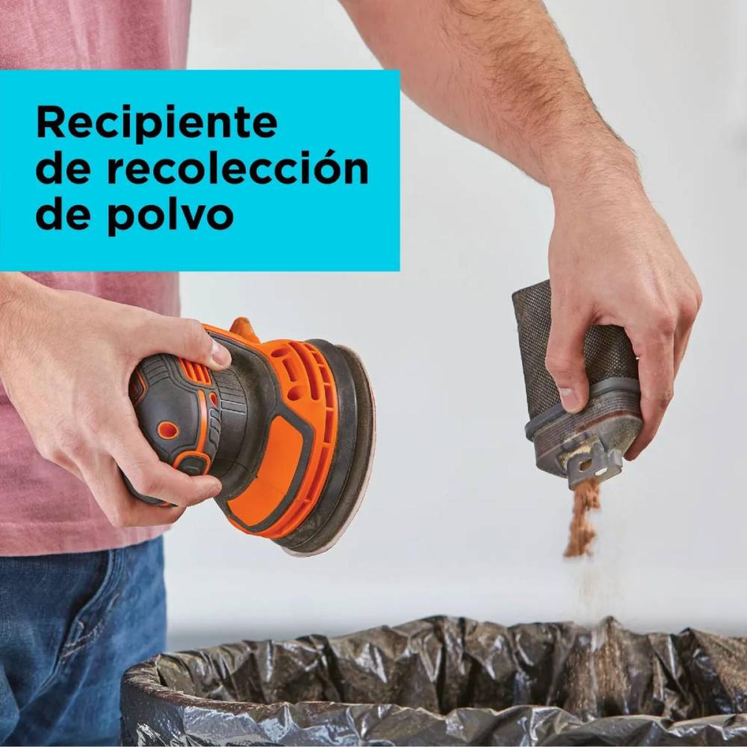 LIJADORA EXCENTRICA 5' 125MM 20V BRUSHLESS BLACK AND DECKER BDCRO20C-B2C - 4