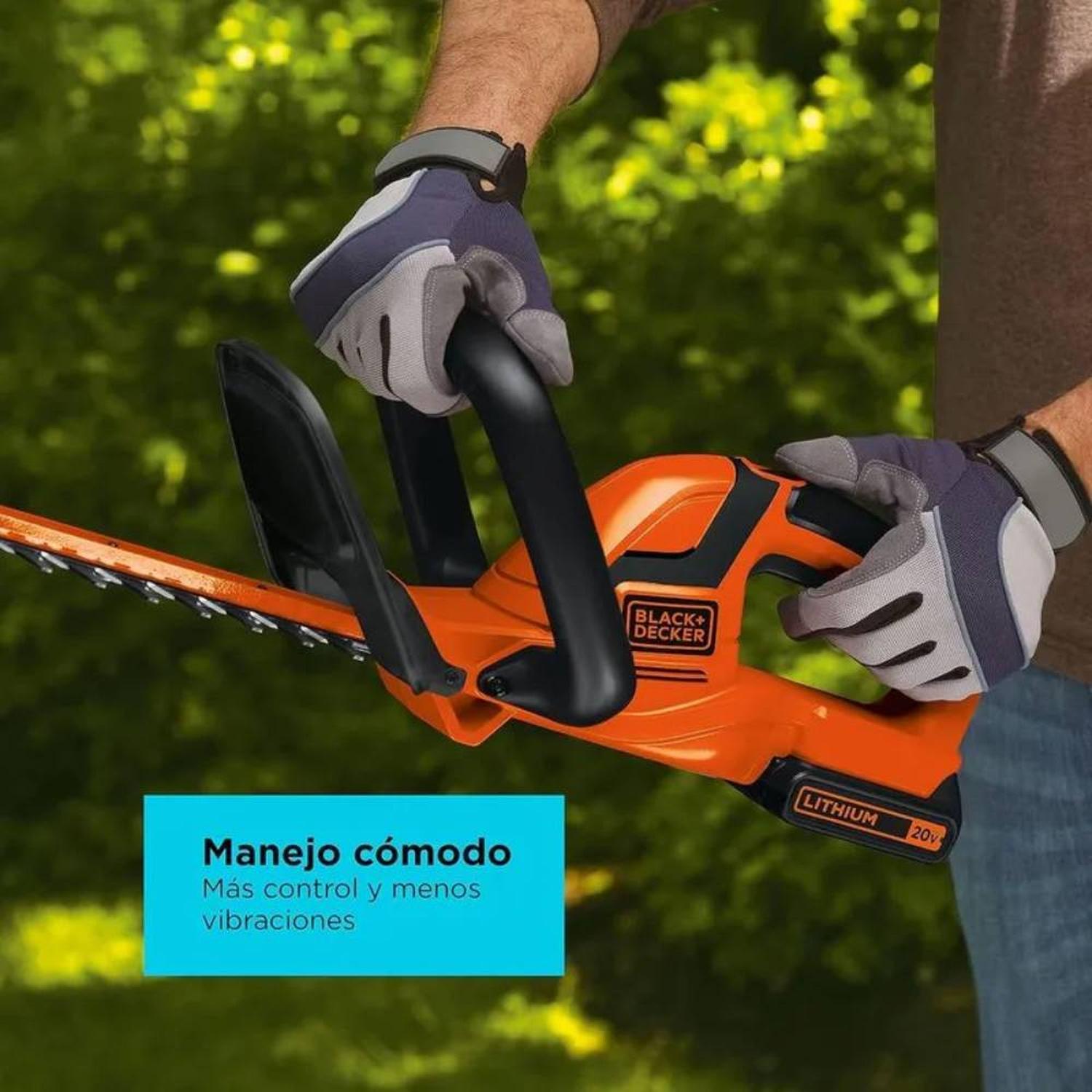 CORTASETO 22' (56CM) 20V 19MM BLACK+DECKER 20V LHT2220-B2C - 4