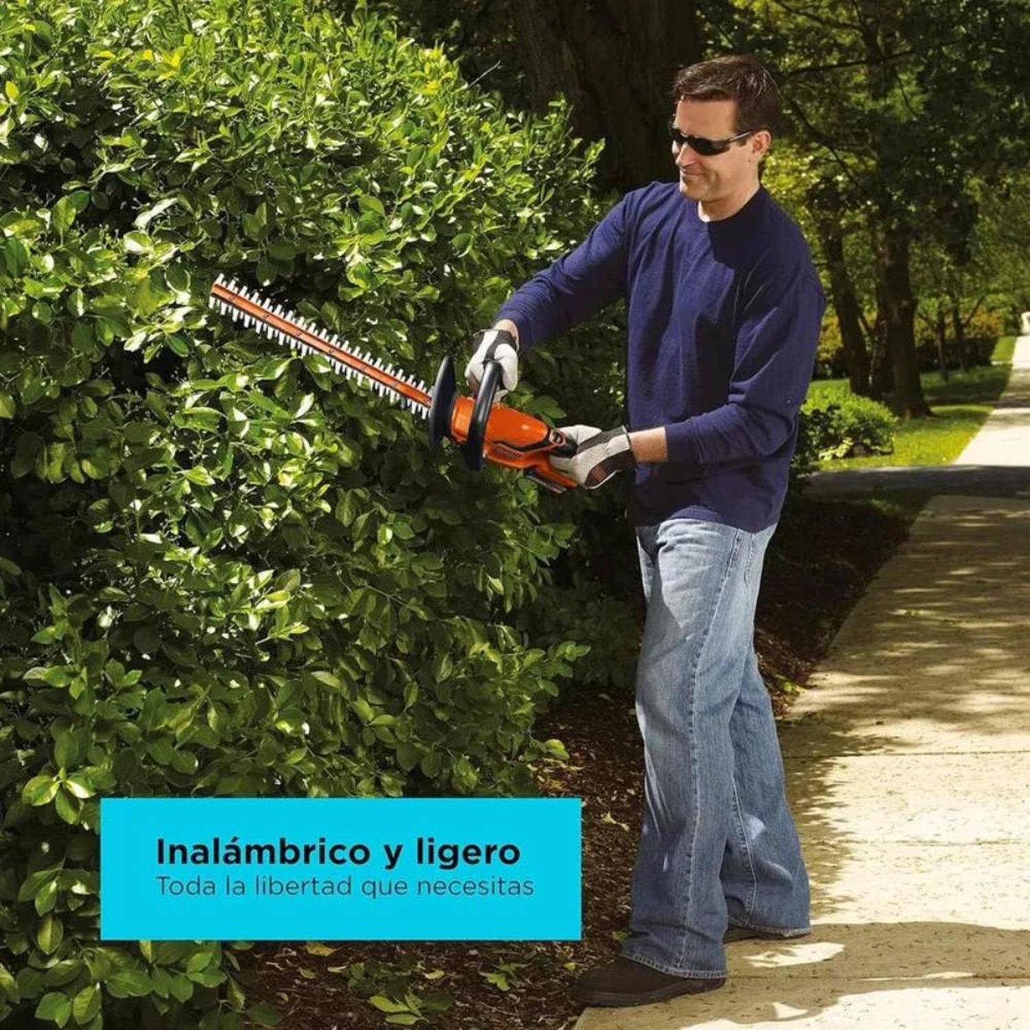 CORTASETO 22' (56CM) 20V 19MM BLACK+DECKER 20V LHT2220-B2C - 5