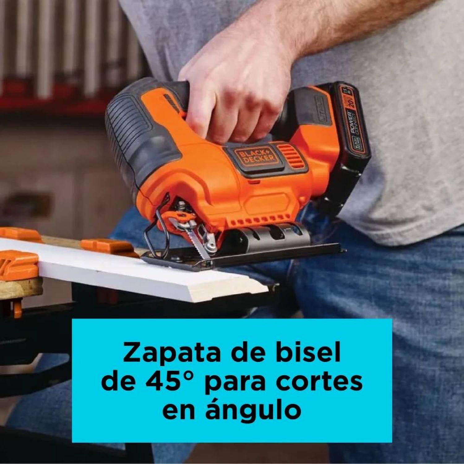 SIERRA CALADORA 20V 55MM BLACK+DECKER BDCJS20C-B2C - 3