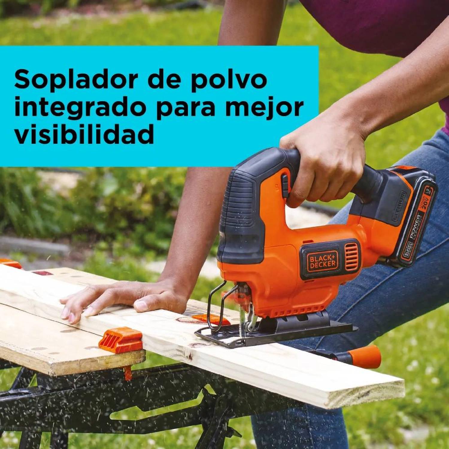 SIERRA CALADORA 20V 55MM BLACK+DECKER BDCJS20C-B2C - 4