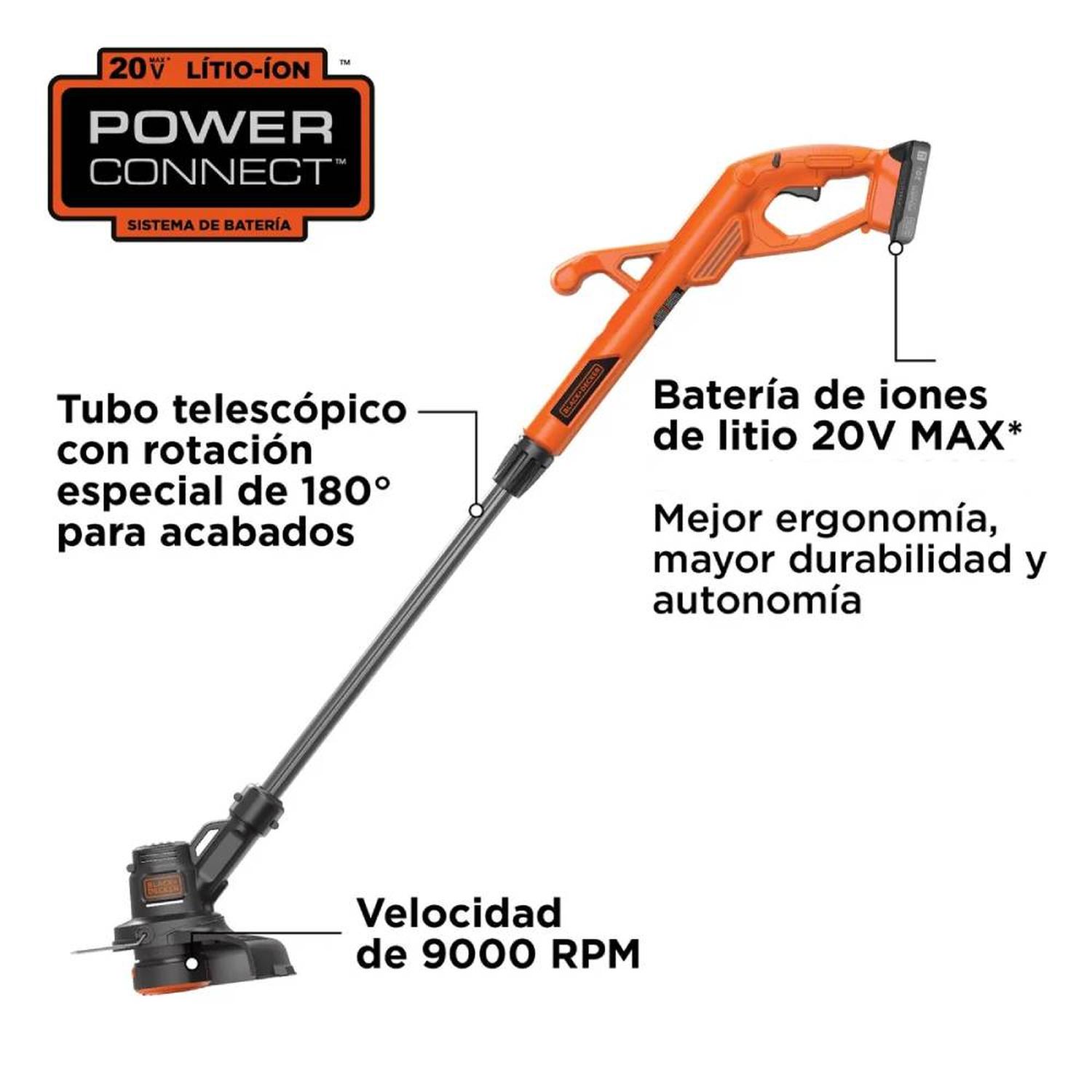 ORILLADORA 10' (250MM) 20V 9000 RPM BLACK+DECKER BCST201C1-B2 - 3