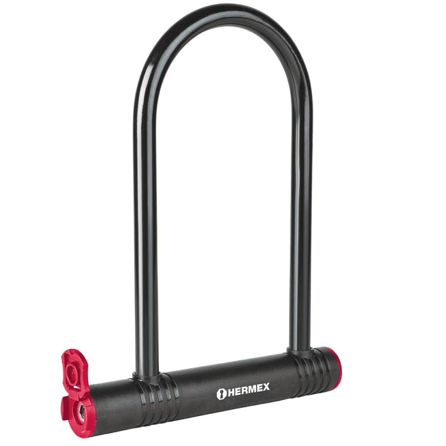 CANDADO RIGIDO TIPO U 12 MM NIVEL 7 CON LLAVE TIPO DISCO HERMEX 49620 - 3