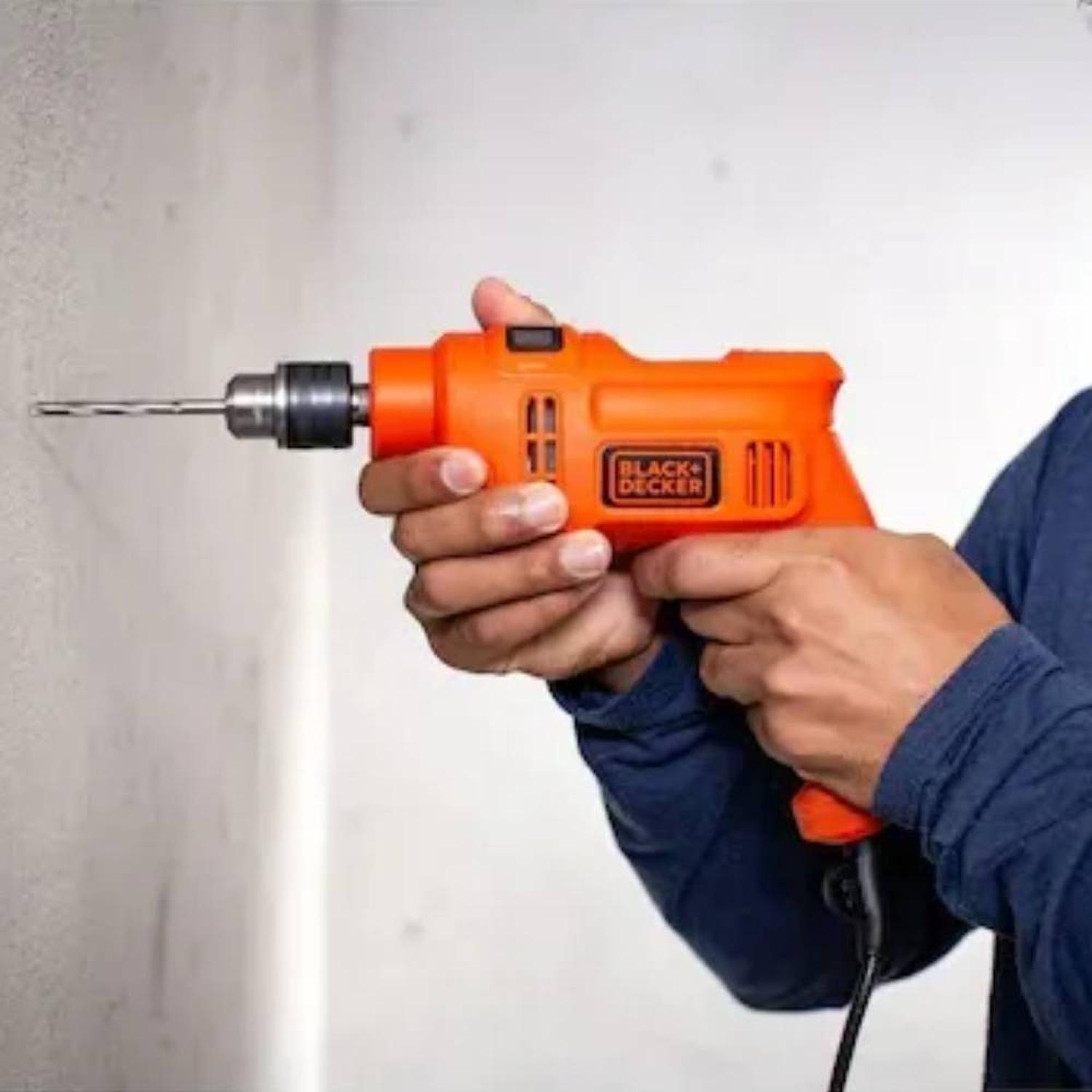 TALADRO PERCUTOR 550W 3/8' (10MM) 3000RPM BLACK + DECKER BED710550-B2 - 5