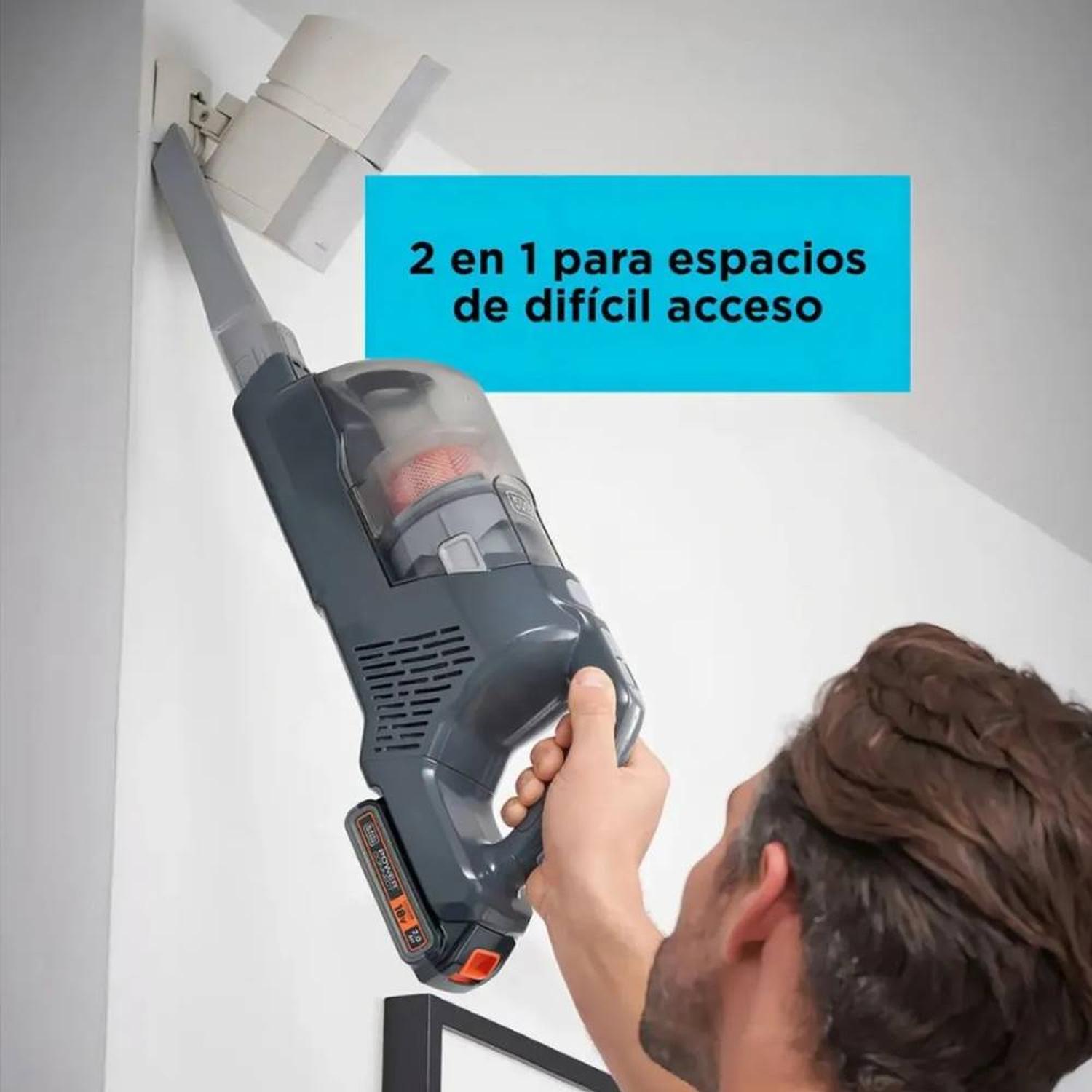 ASPIRADORA 18V 2EN1 INC 1 BATERIA 2,0AH BLACK + DECKER BHFEA18D1-B2C - 5