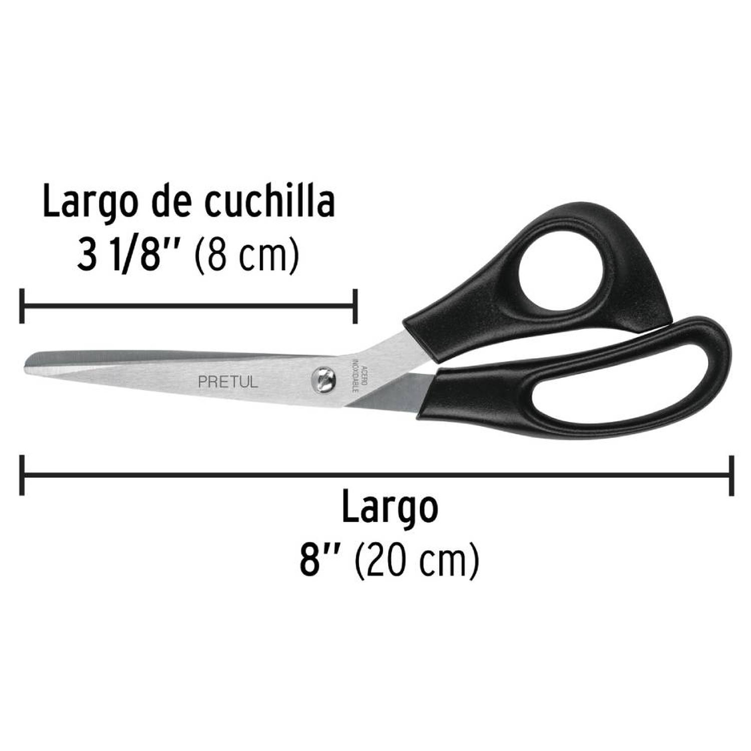 TIJERA MULTIUSOS 8' DE ACERO INOXIDABLE PRETUL 23185 - 4