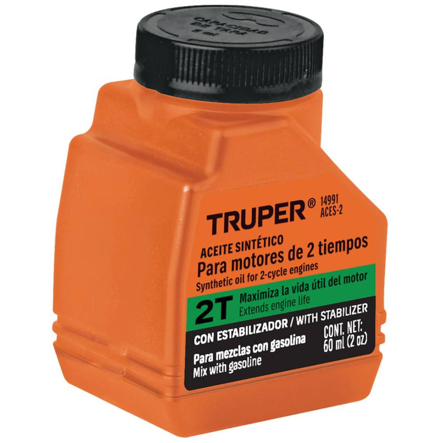 ACEITE SEMI-SINTÉTICO PARA MOTOR 2 TIEMPOS 60 ML (2OZ) TRUPER 14991 - 1