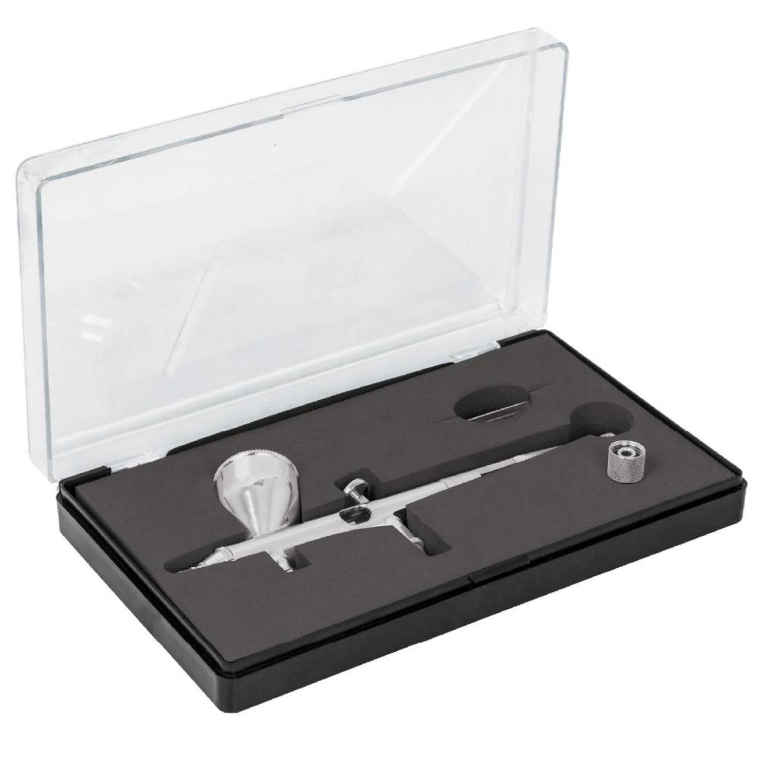 PISTOLA AERÓGRAFICA DE GRAVEDAD 0.3MM CON VASO FIJO 7 ML TRUPER 16020 - 2