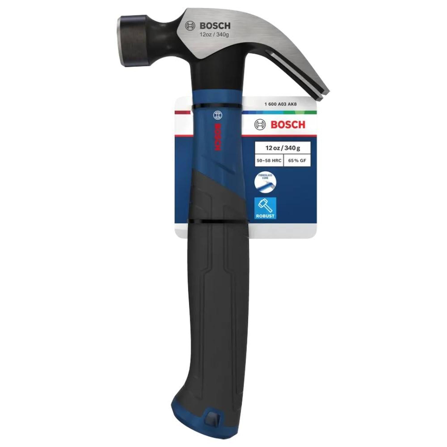 MARTILLO DE UÑA CURVA 12 OZ BOSCH 1600.A03.AK8-000 - 3