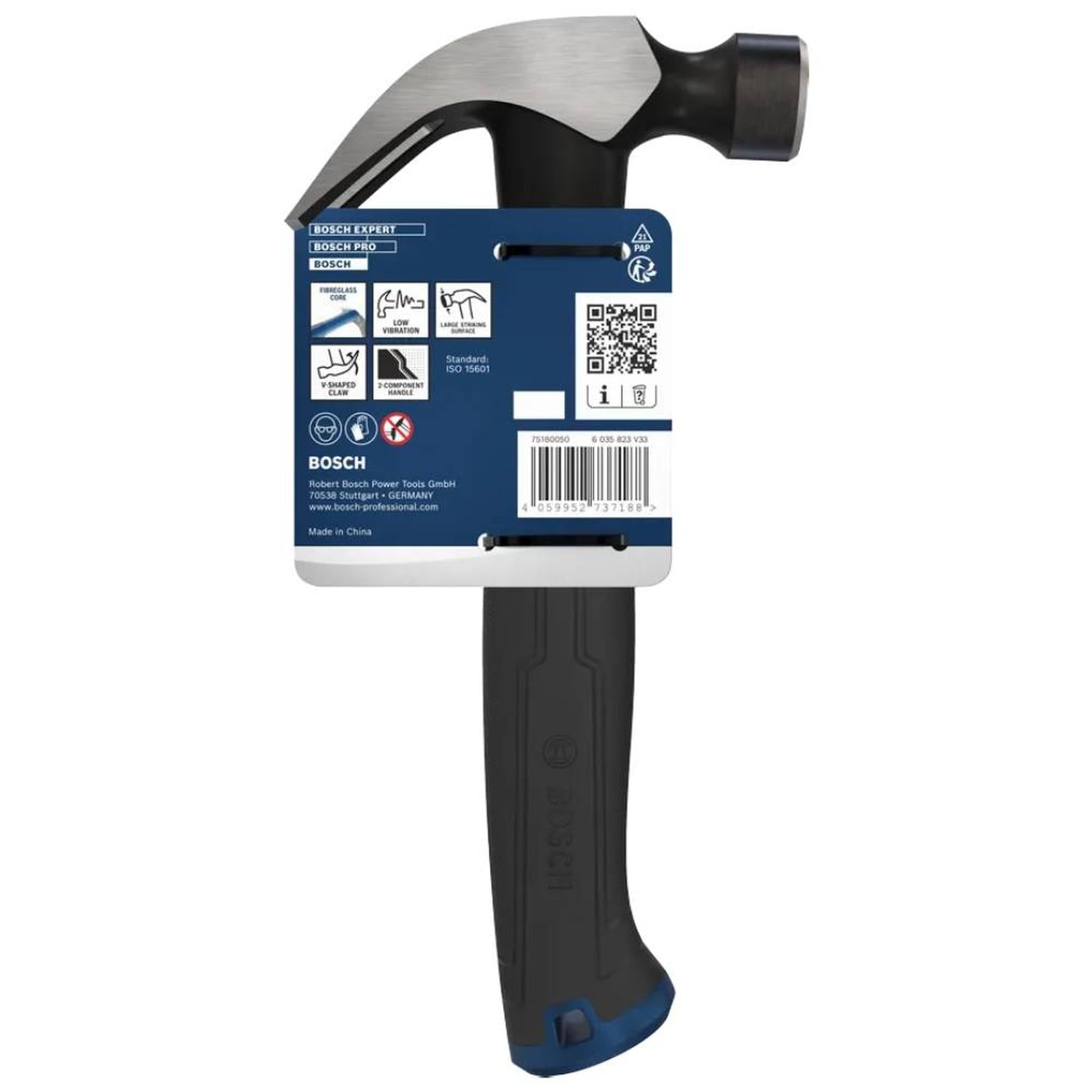 MARTILLO DE UÑA CURVA 12 OZ BOSCH 1600.A03.AK8-000 - 4