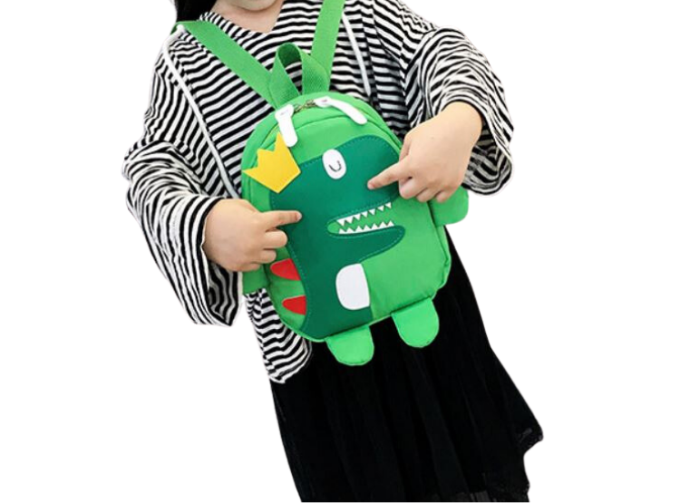 MOCHILITA JARDIN DE JADE DINO KIDS VERDE - 2