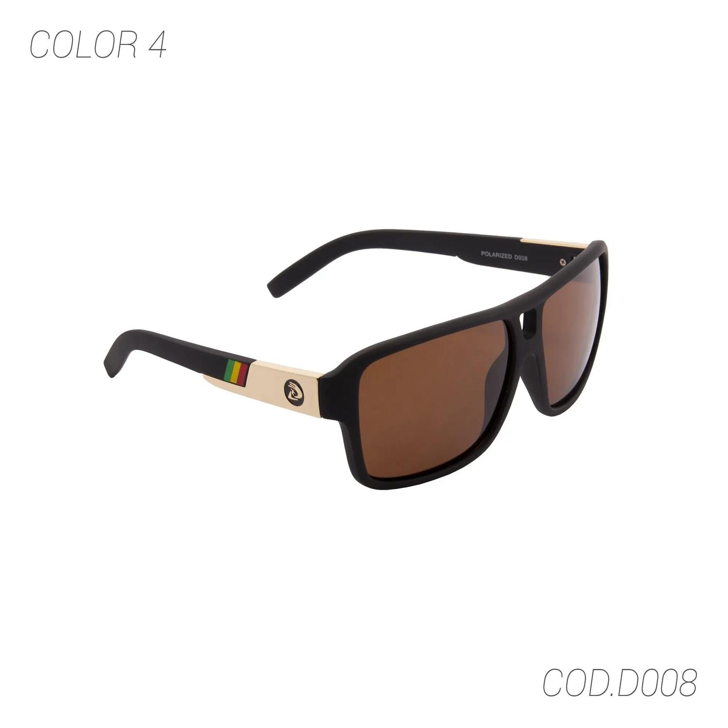LENTES DE SOL POLARIZADOS UNISEX D008 DUBERY NEGRO_NARANJA 1014723 TAMAÑO TALLA ÚNICA - 5