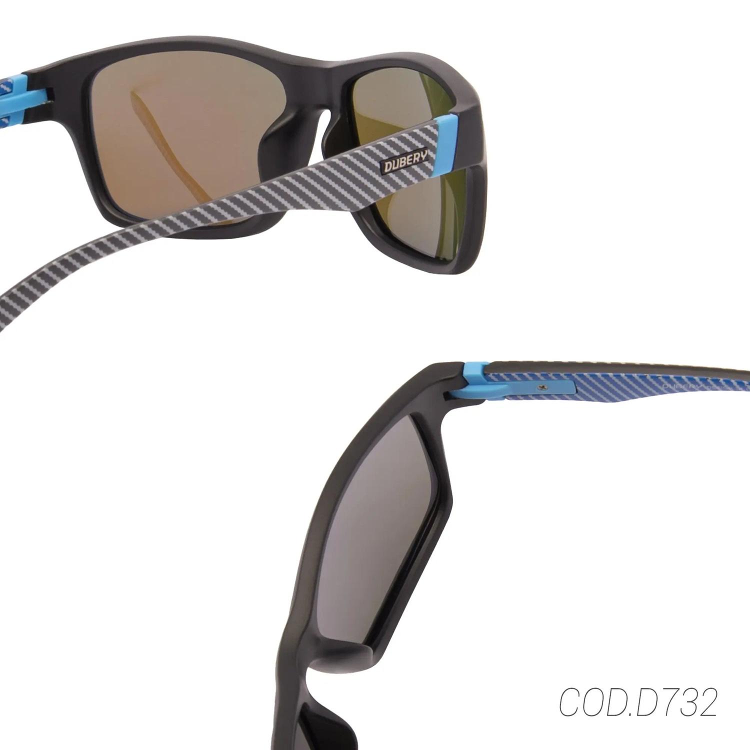 LENTES DE SOL POLARIZADOS UNISEX D732 DUBERY NEGRO 1016025 TAMAÑO TALLA ÚNICA - 6