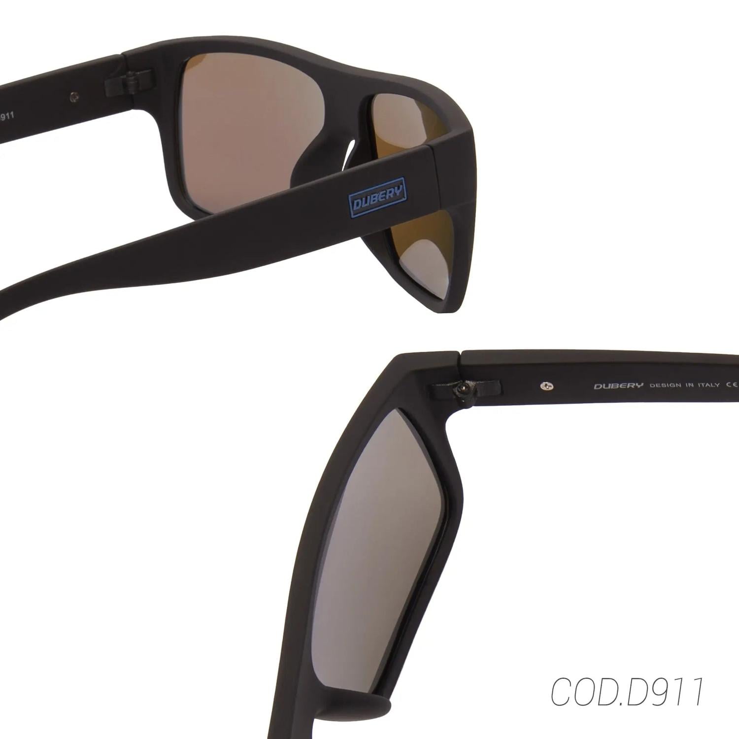 LENTES DE SOL POLARIZADOS UNISEX D911 DUBERY NEGRO Y VERDE 1016018 TAMAÑO TALLA ÚNICA - 6