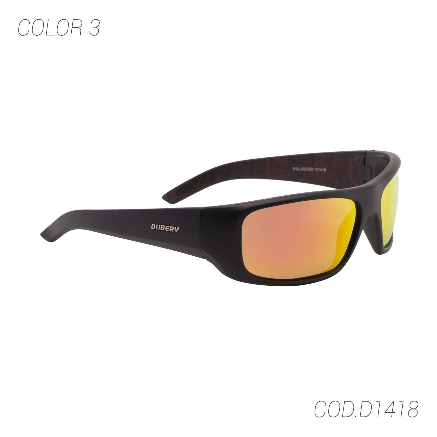 LENTES DE SOL POLARIZADOS UNISEX D1418 DUBERY ROJO 1016041 TAMAÑO TALLA ÚNICA - 4