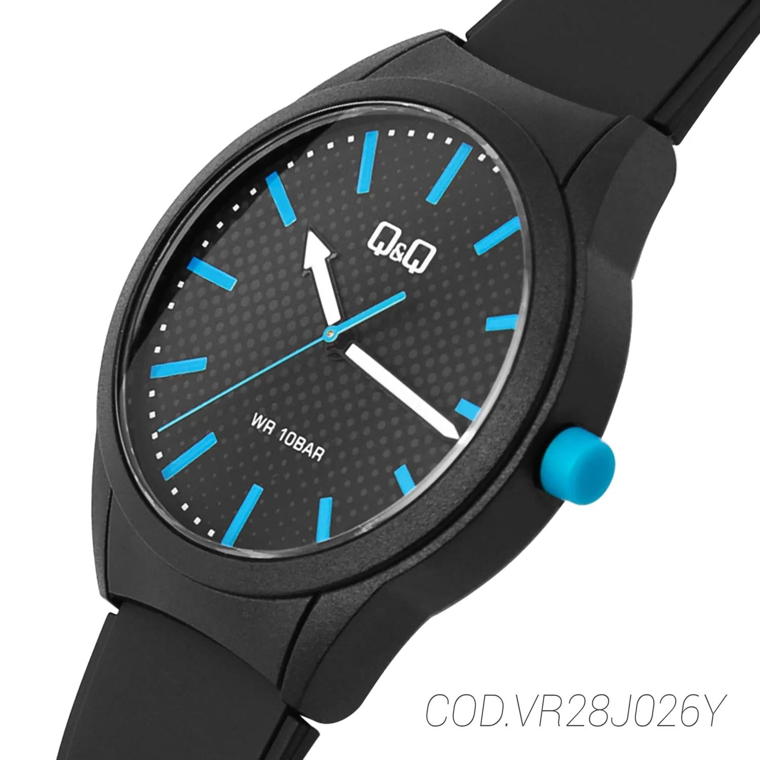 RELOJ Q&Q HOMBRE ANÁLOGO ACUATICO VR28J026Y - 2