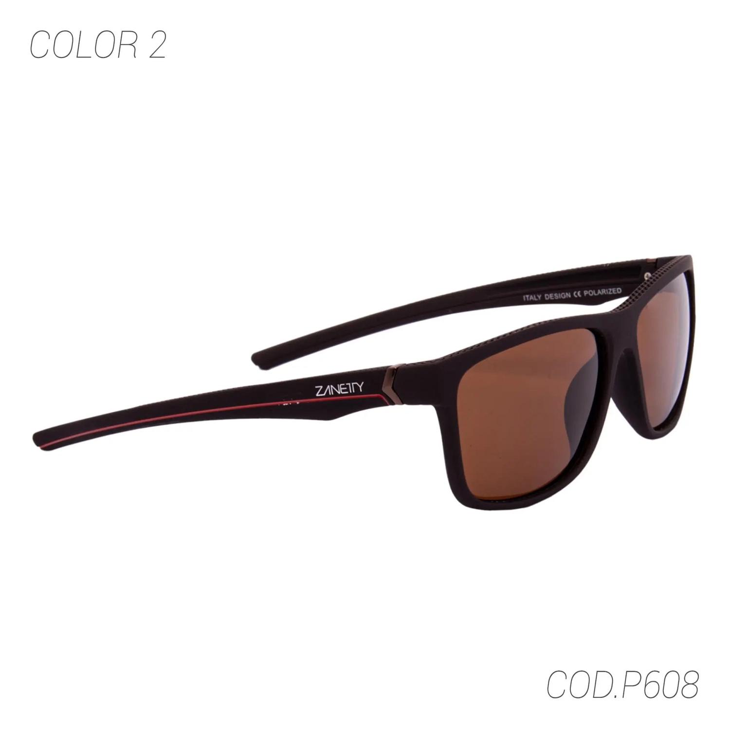 LENTES DE SOL POLARIZADOS HOMBRE P608 ZANETTY TAMAÑO TALLA ÚNICA - 4