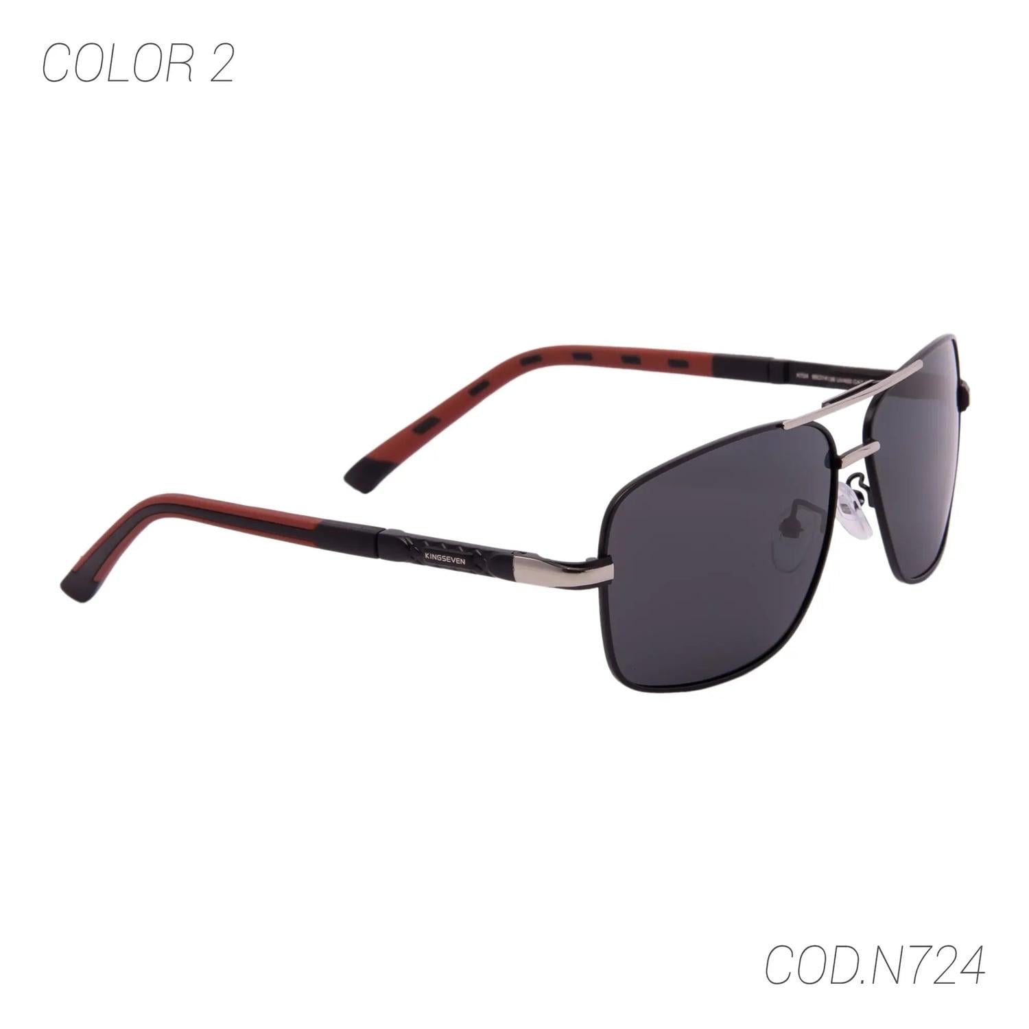 LENTES DE SOL POLARIZADOS UNISEX N724 KING SEVEN TAMAÑO TALLA ÚNICA - 4