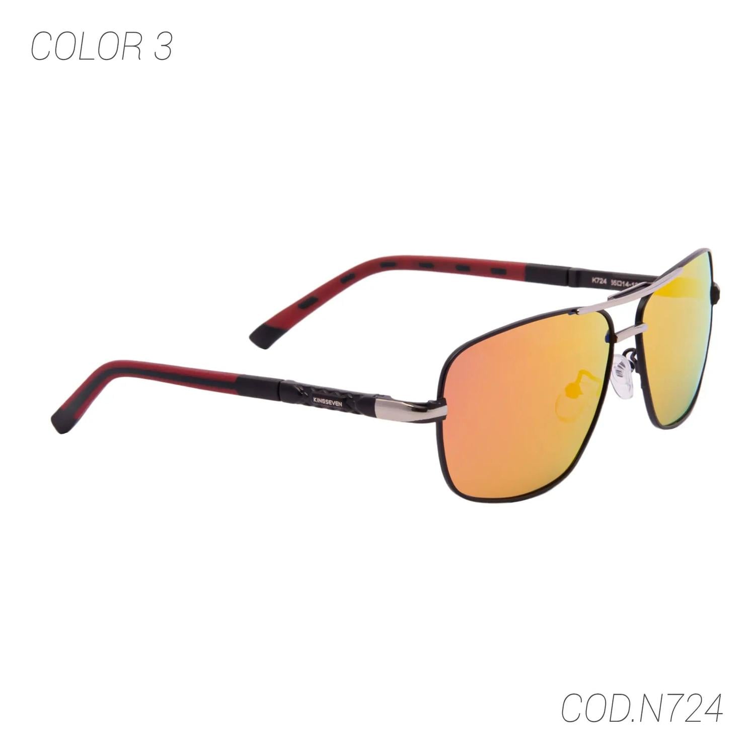 LENTES DE SOL POLARIZADOS UNISEX N724 KING SEVEN TAMAÑO TALLA ÚNICA - 5