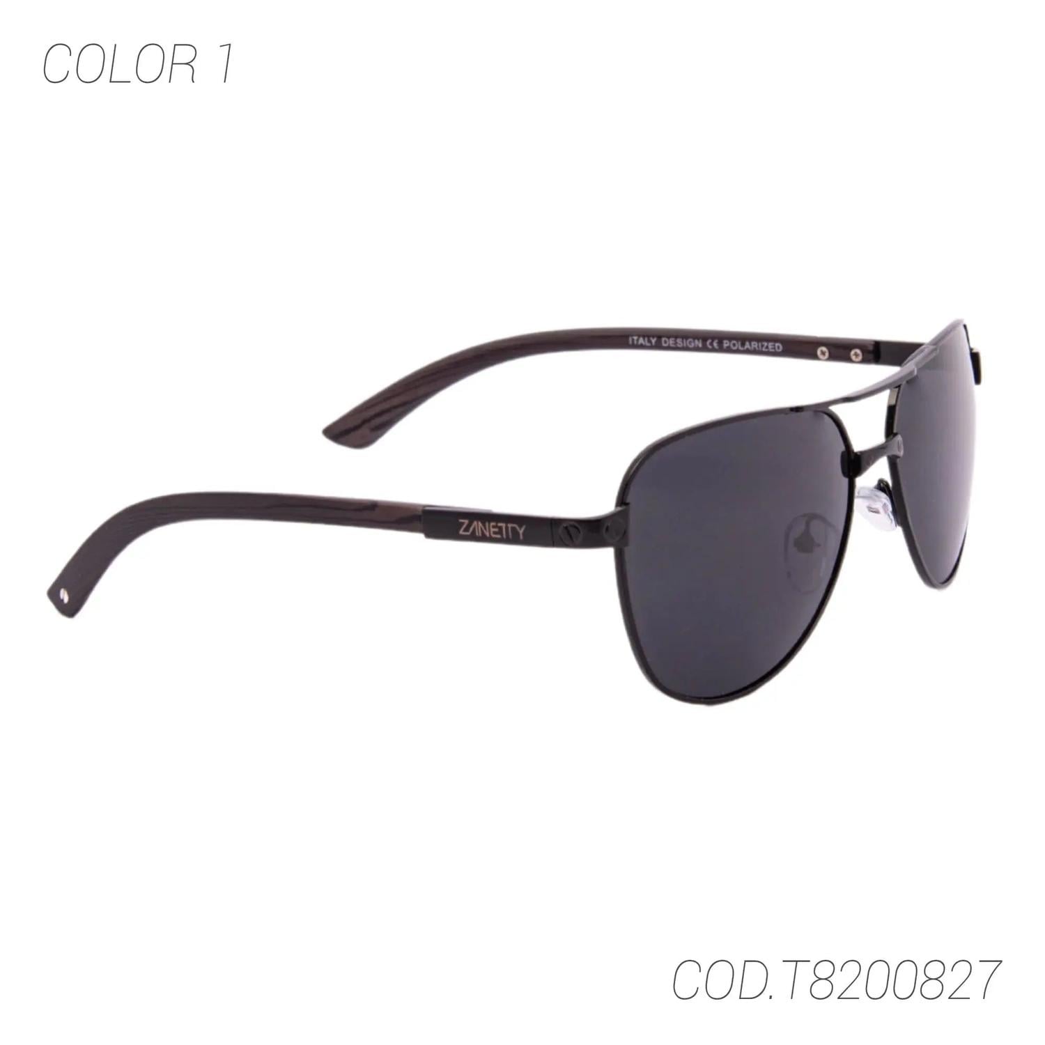 LENTES DE SOL POLARIZADOS UNISEX T8200827 ZANETTY TAMAÑO TALLA ÚNICA - 3