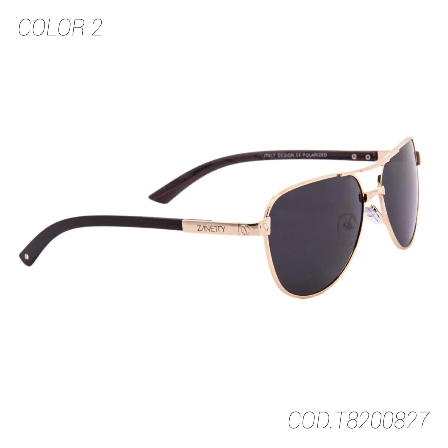 LENTES DE SOL POLARIZADOS UNISEX T8200827 ZANETTY TAMAÑO TALLA ÚNICA - 4