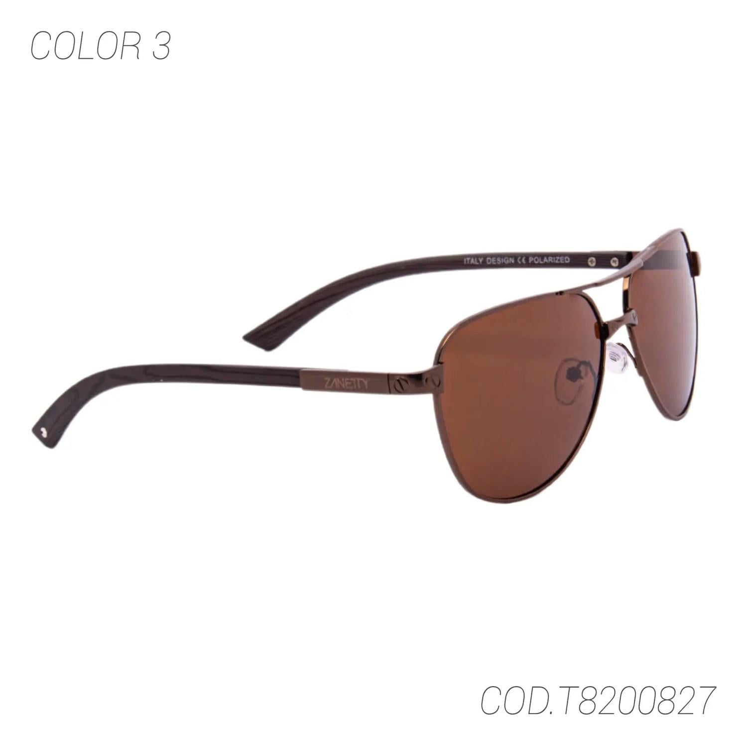 LENTES DE SOL POLARIZADOS UNISEX T8200827 ZANETTY TAMAÑO TALLA ÚNICA - 5