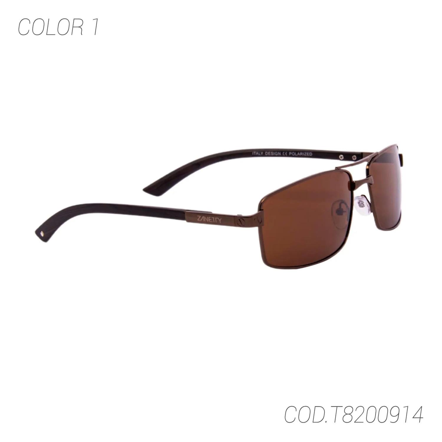 LENTES DE SOL POLARIZADOS UNISEX T8200914 ZANETTY TAMAÑO TALLA ÚNICA - 3