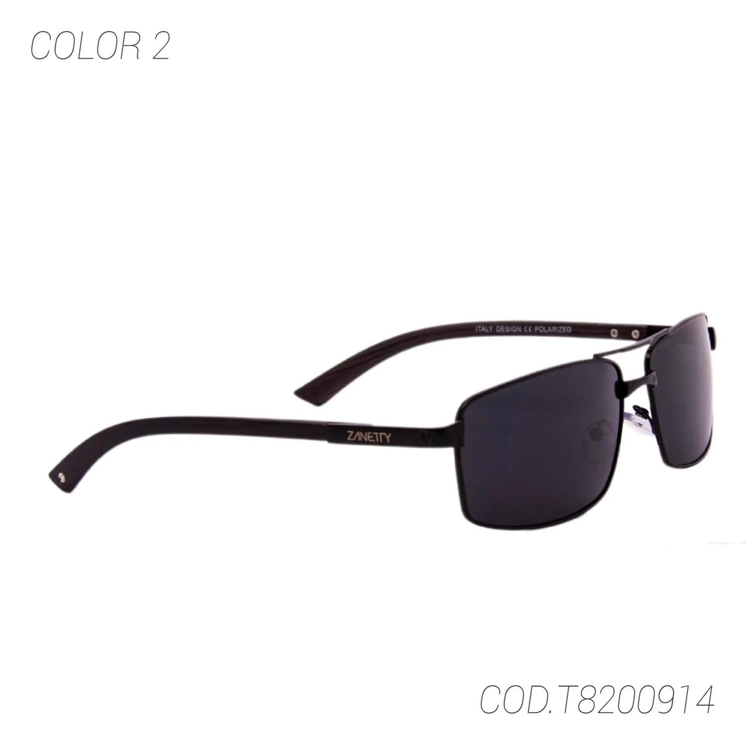LENTES DE SOL POLARIZADOS UNISEX T8200914 ZANETTY TAMAÑO TALLA ÚNICA - 4