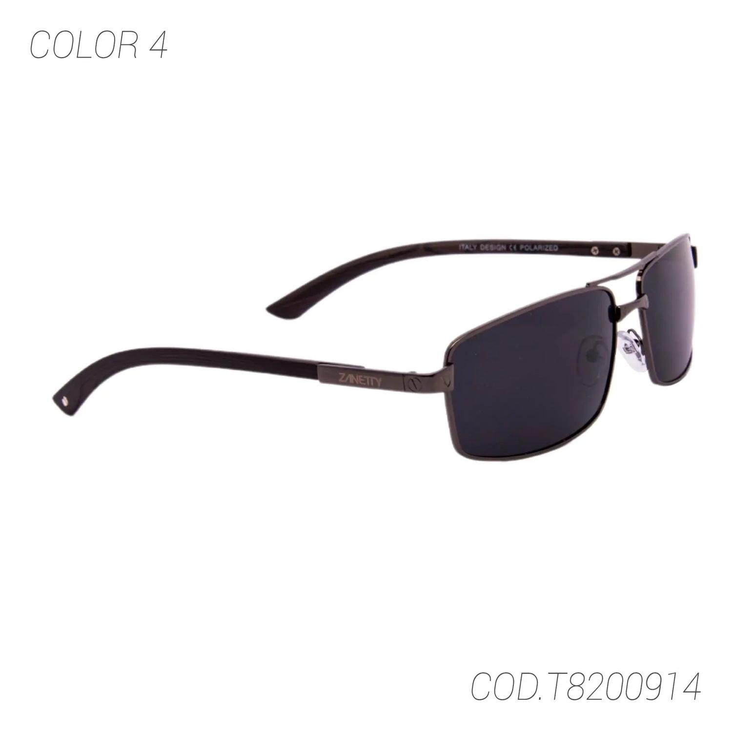 LENTES DE SOL POLARIZADOS UNISEX T8200914 ZANETTY TAMAÑO TALLA ÚNICA - 6