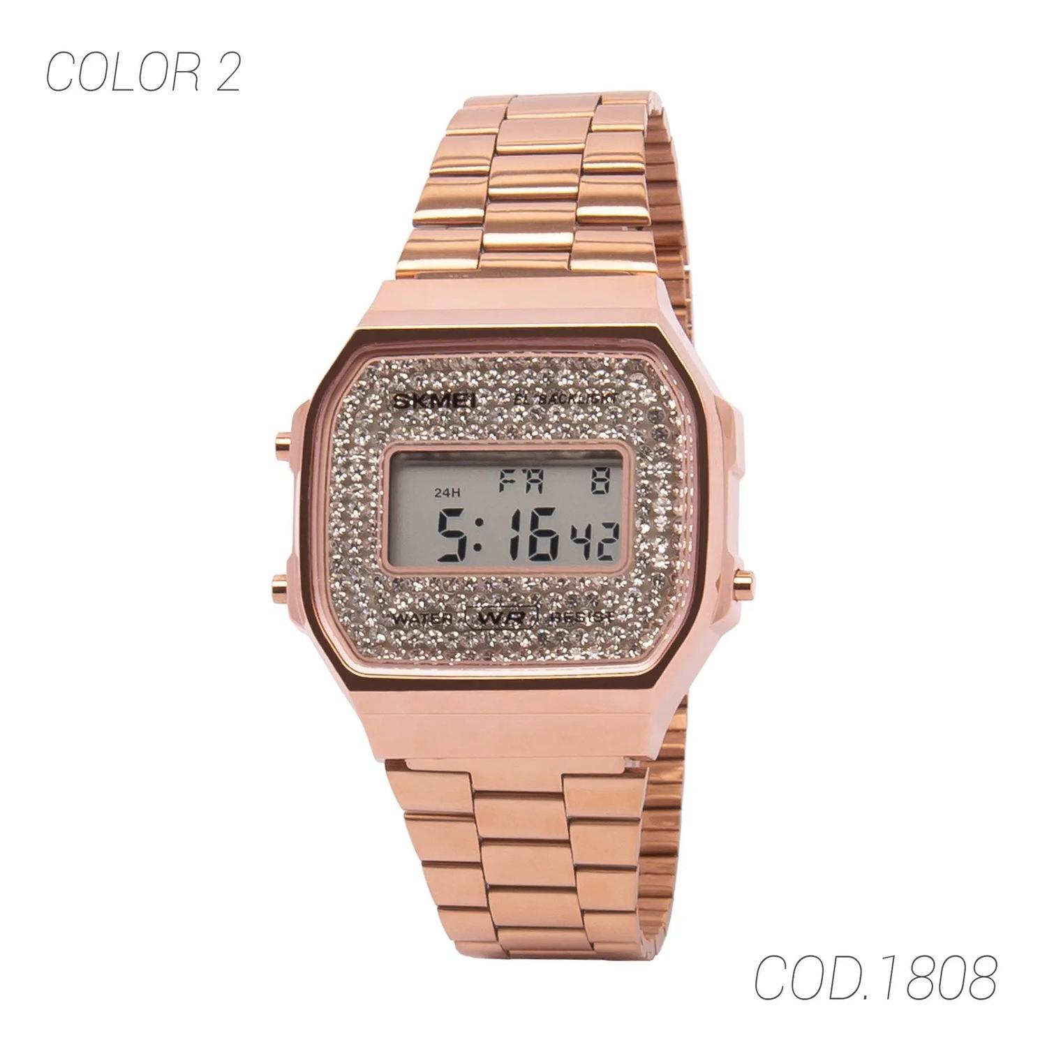 RELOJ SKMEI MUJER ANÁLOGO ACUÁTICO 1808 TALLA ÚNICA - 4