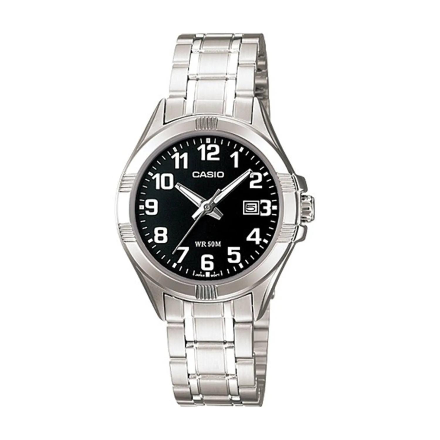 RELOJ ACUATICO MUJER LTP-1308D-1B CASIO NEGRO 1020152 - 1
