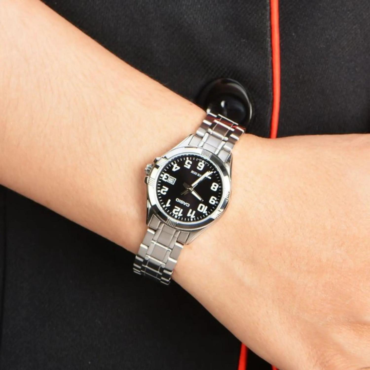 RELOJ ACUATICO MUJER LTP-1308D-1B CASIO NEGRO 1020152 - 6