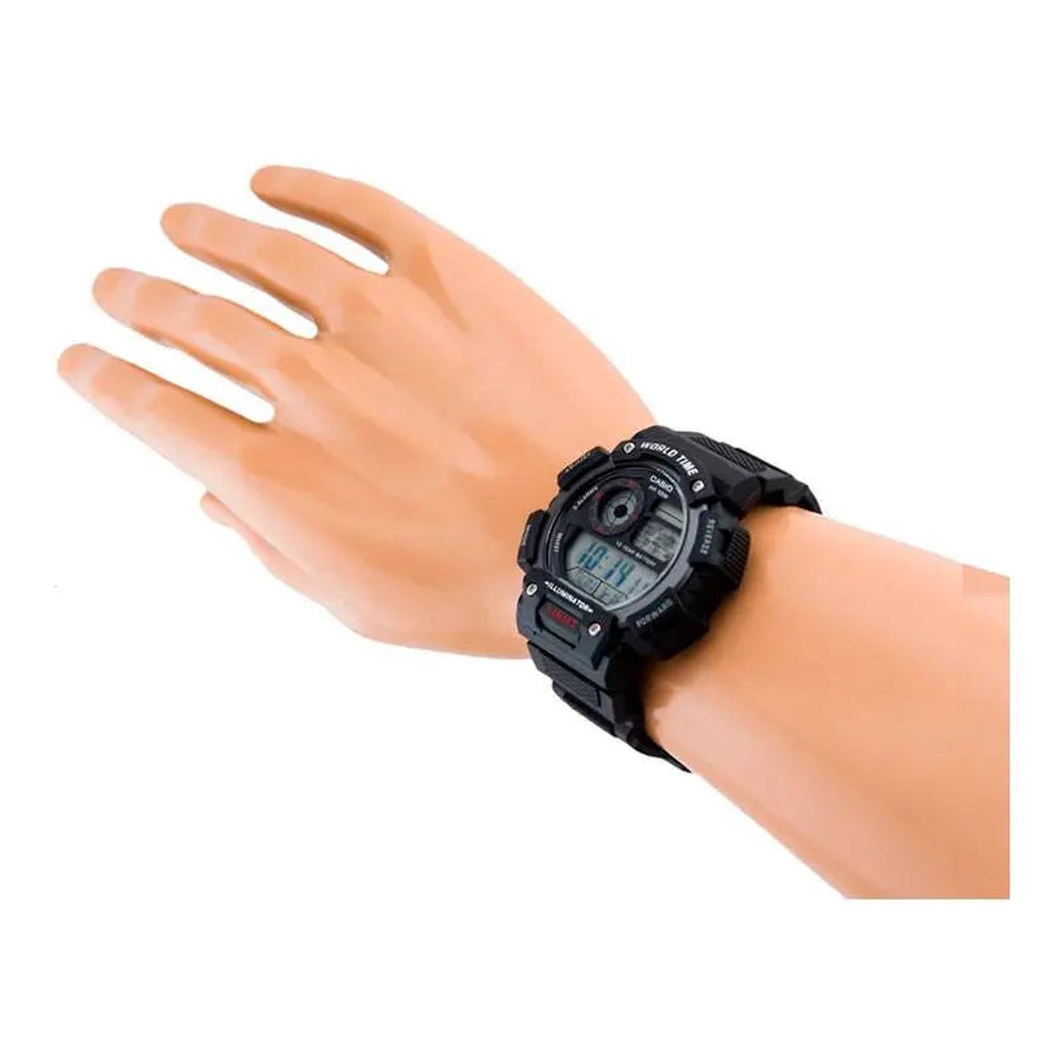 RELOJ CASIO HOMBRE ANÁLOGO ACUATICO AE-1400WH-1A - 8