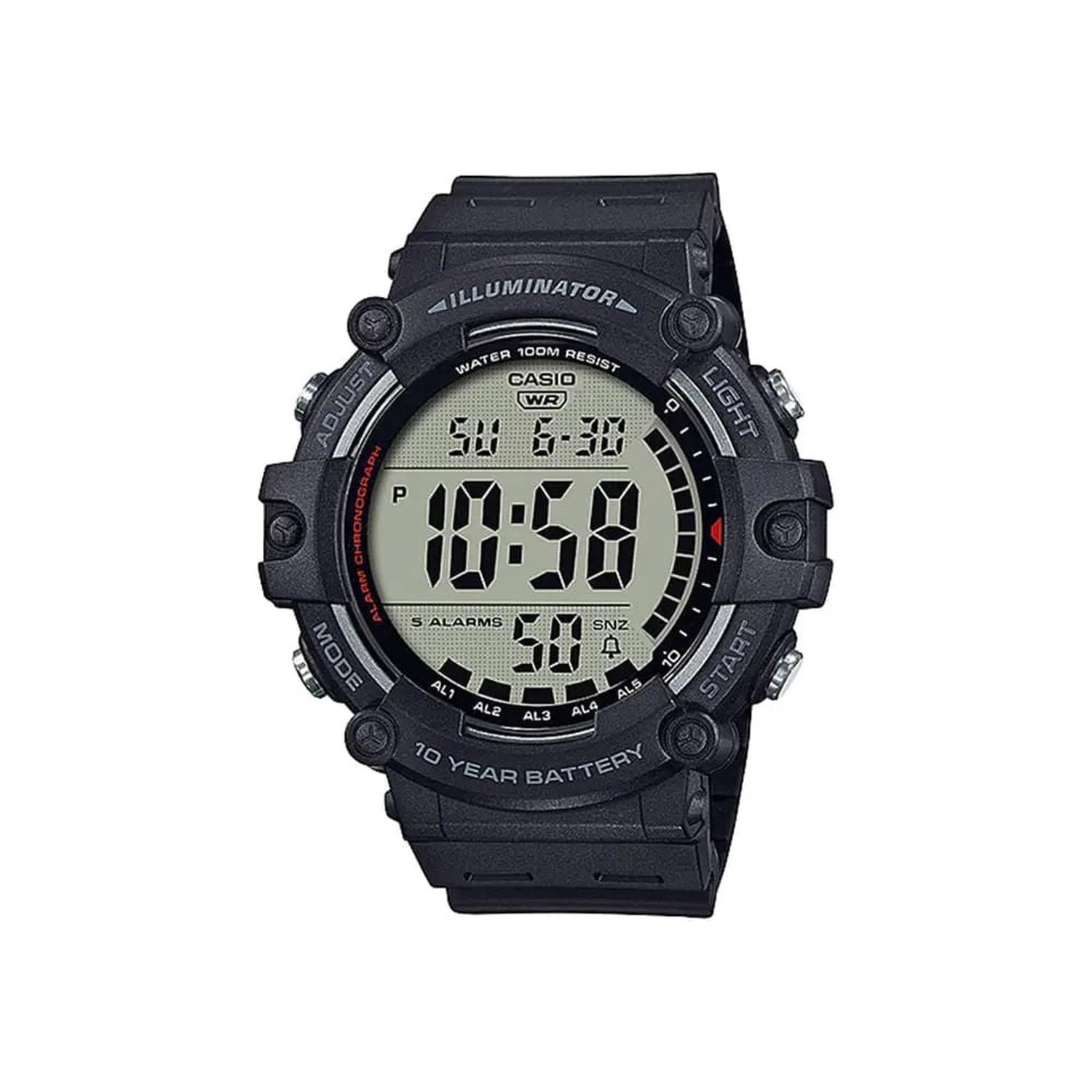 RELOJ CASIO HOMBRE ANÁLOGO ACUATICO AE-1500WH-1AVDF - 1
