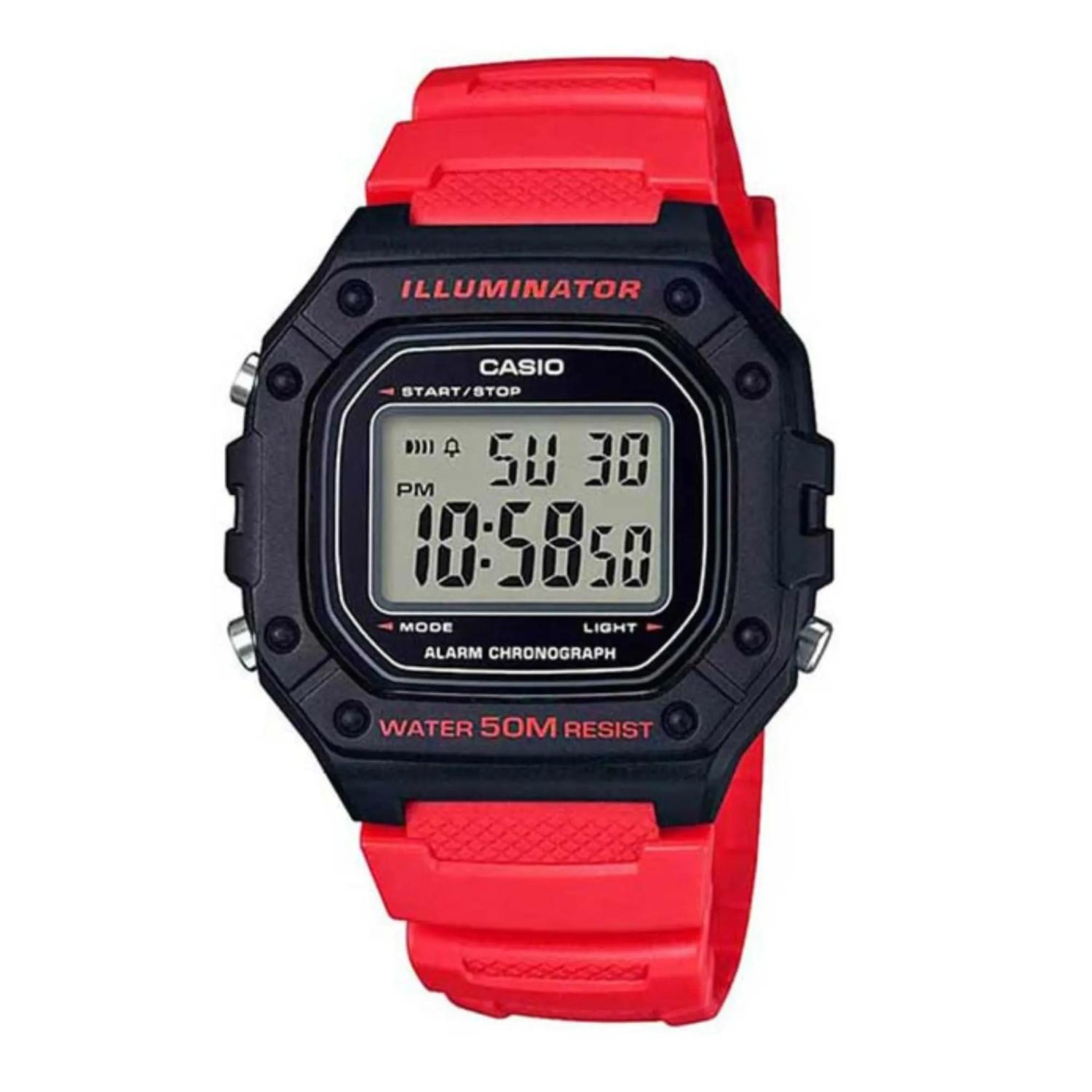 RELOJ CASIO HOMBRE ANÁLOGO DIGITAL W-218H-4BVCF - 1