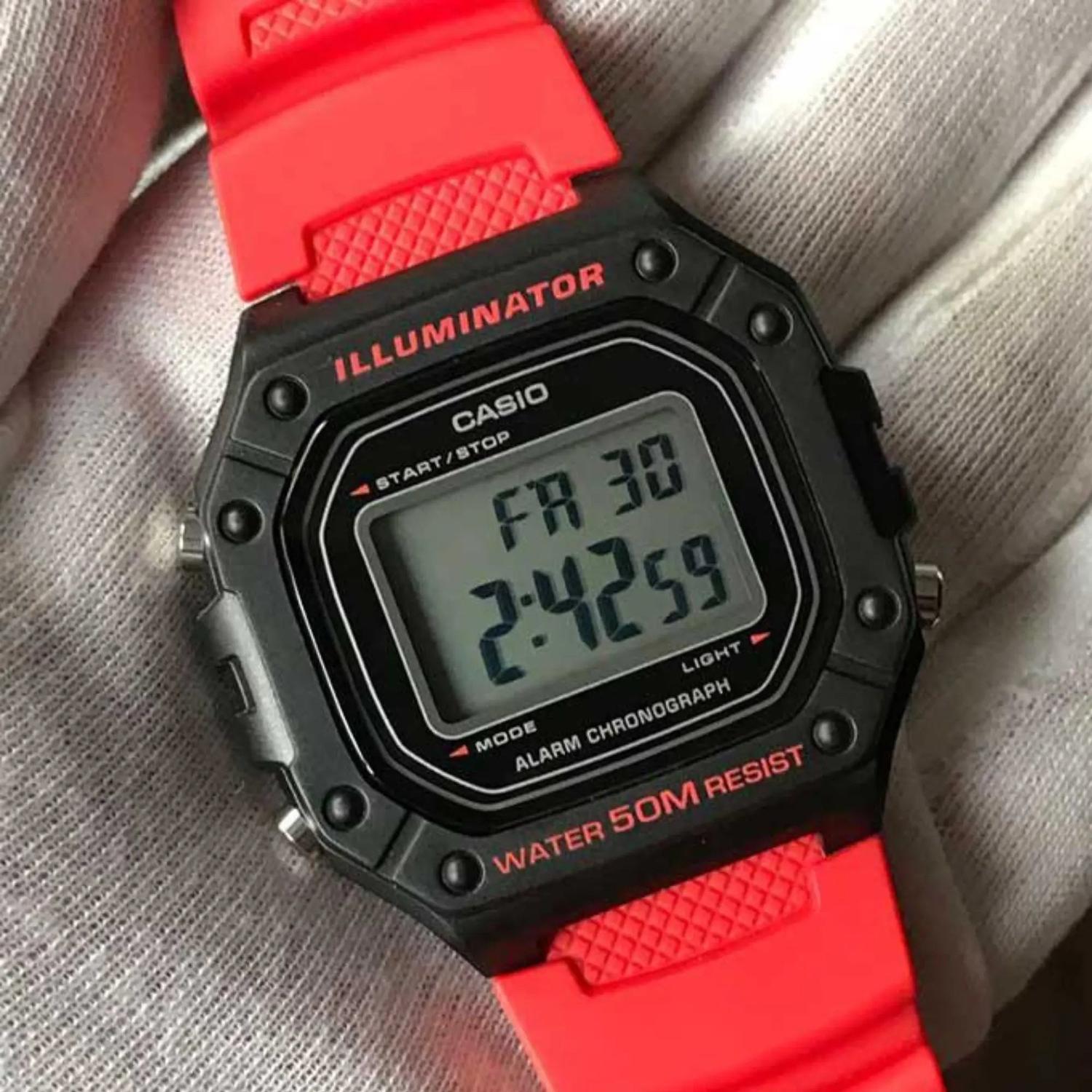 RELOJ CASIO HOMBRE ANÁLOGO DIGITAL W-218H-4BVCF - 2