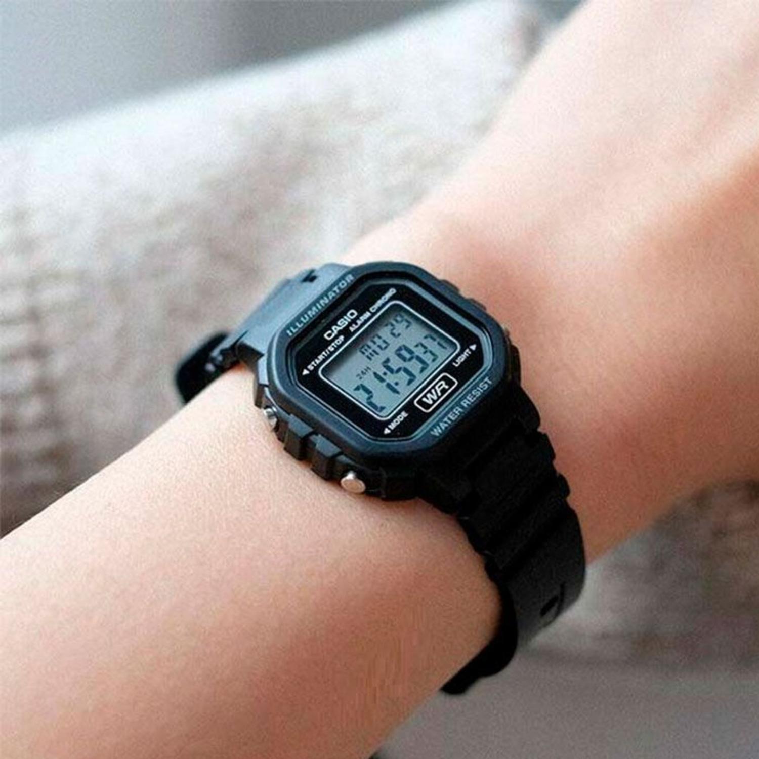 RELOJ CASIO MUJER ANÁLOGO DIGITAL LA-20WH-1ADF - 7