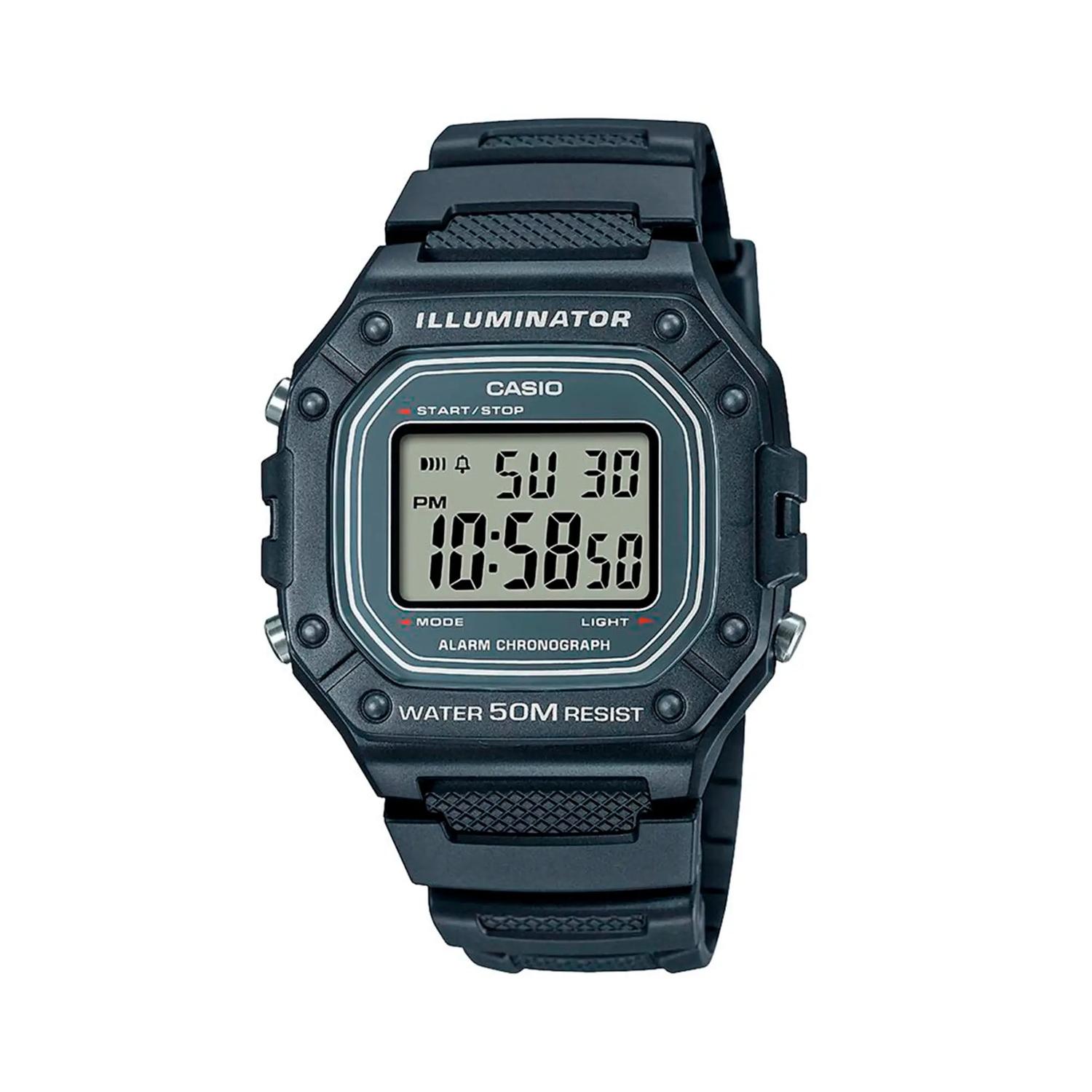 RELOJ DIGITAL HOMBRE W-218H-8AVCF CASIO GRIS 1029270 - 1